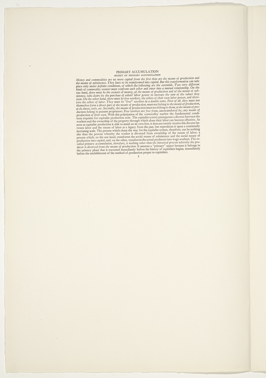 Hugo Gellert. Plate (folio 12) from &#39;Capital&#39; in Pictures. 1933