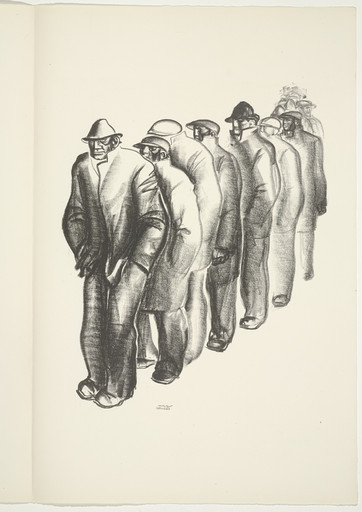 Hugo Gellert. Plate (folio 110) from 'Capital' in Pictures. 1933