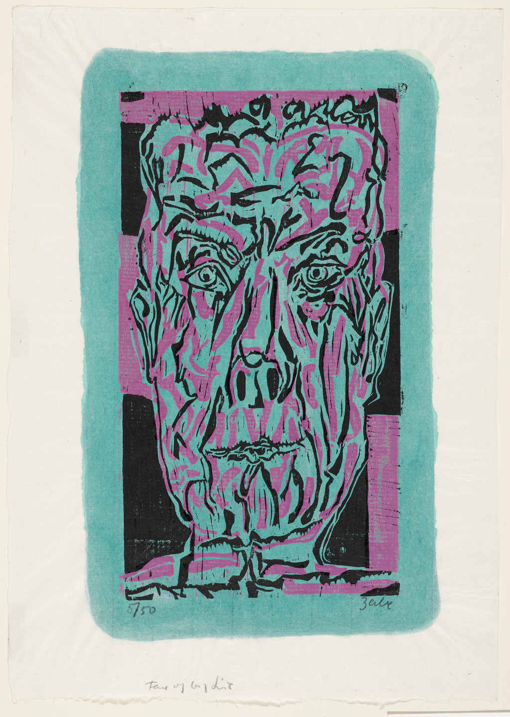 Karl Zerbe. Face of the Big Lie. 1951