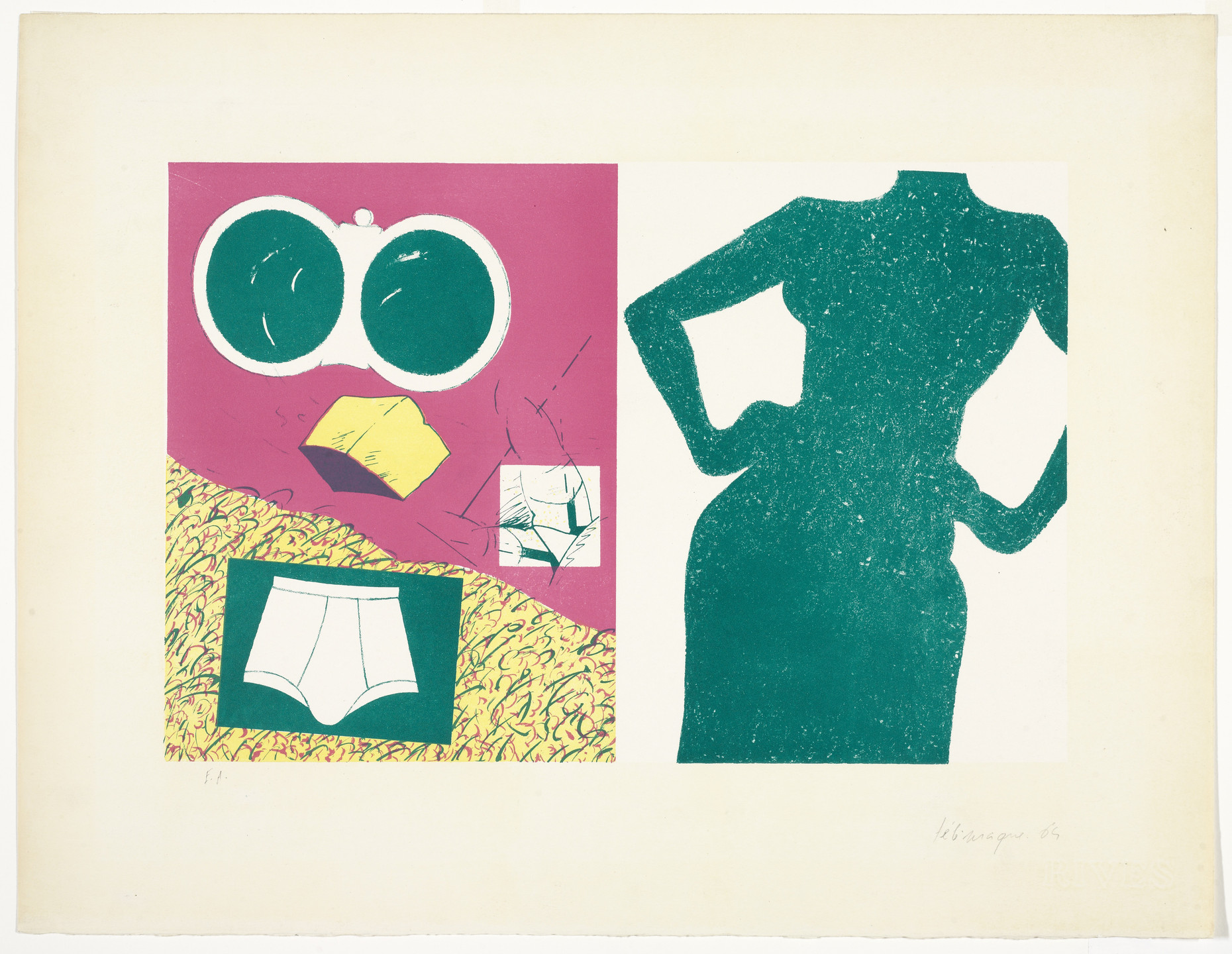 Hervé Télémaque. Untitled. 1964