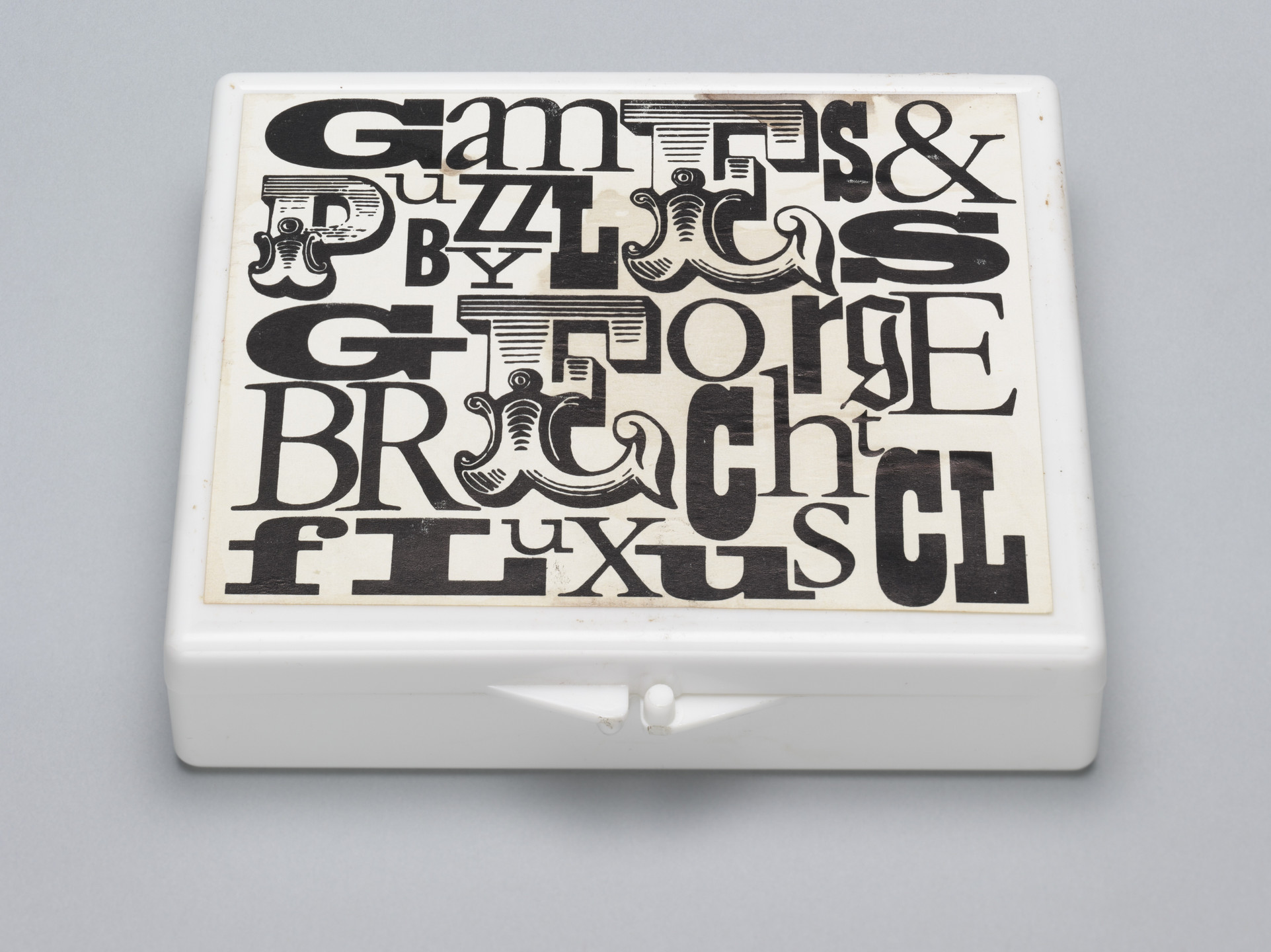 George Brecht. Games &amp; Puzzles/Ball Puzzle/Swim Puzzle/Inclined Plane Puzzle. 1965