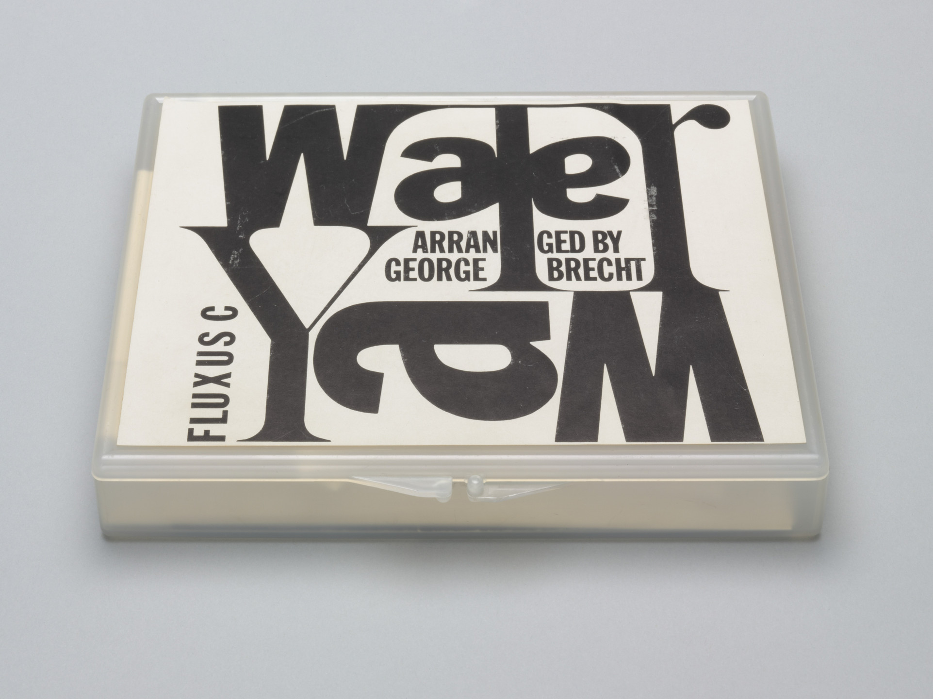 Various Artists, Eric Andersen, Ay-O, George Brecht, Dick Higgins, Joe Jones, Alison Knowles, Takehisa Kosugi, George Maciunas, Nam June Paik, Benjamin Patterson, Mieko Shiomi, Ben Vautier, Robert Watts. Fluxkit. 1965