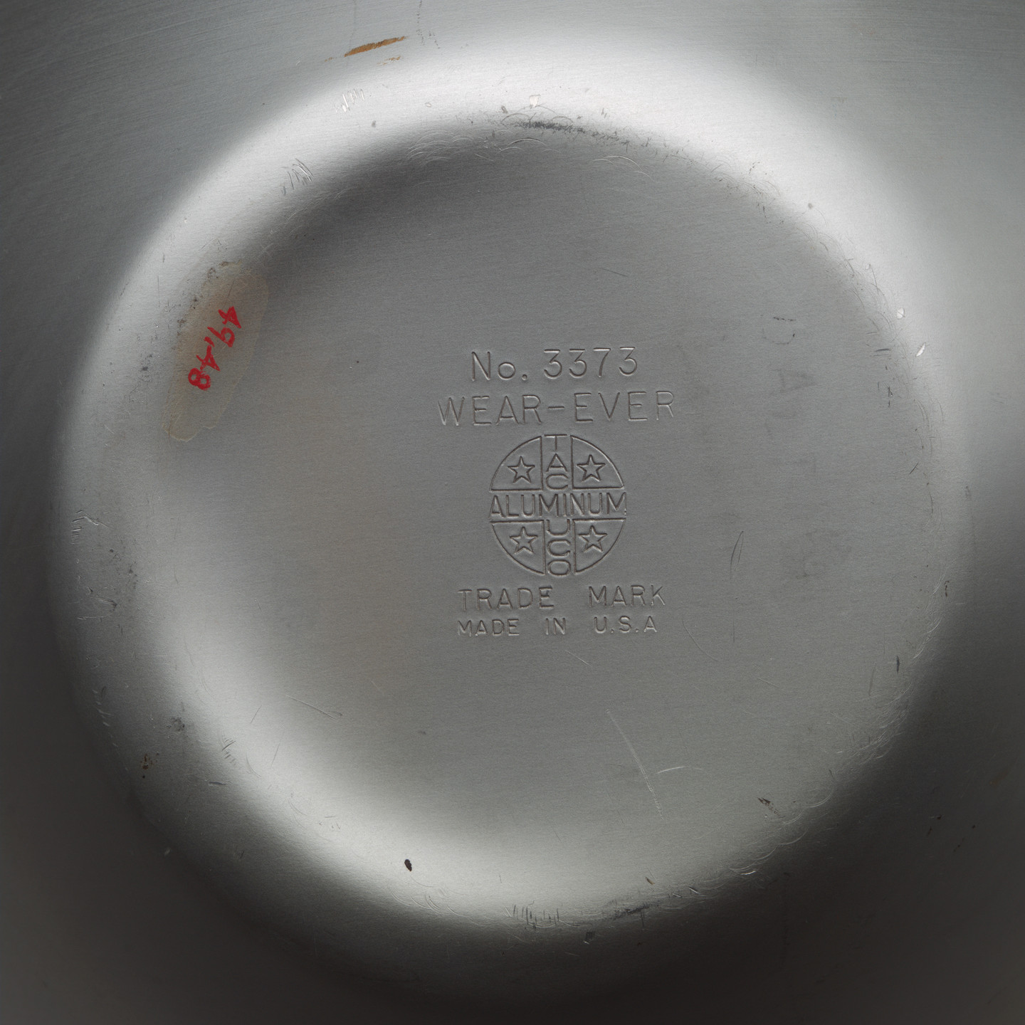 The Aluminum Cooking Utensil Co., New York, NY. Wear-Ever Mixing Bowl. Unknown
