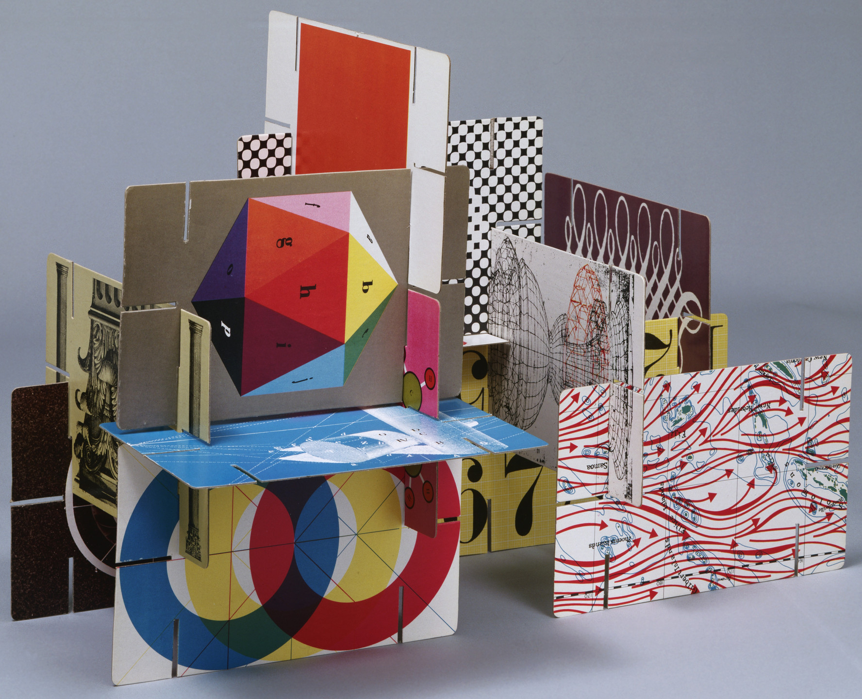 Charles Eames, Ray Eames. House of Cards (giant size). 1954