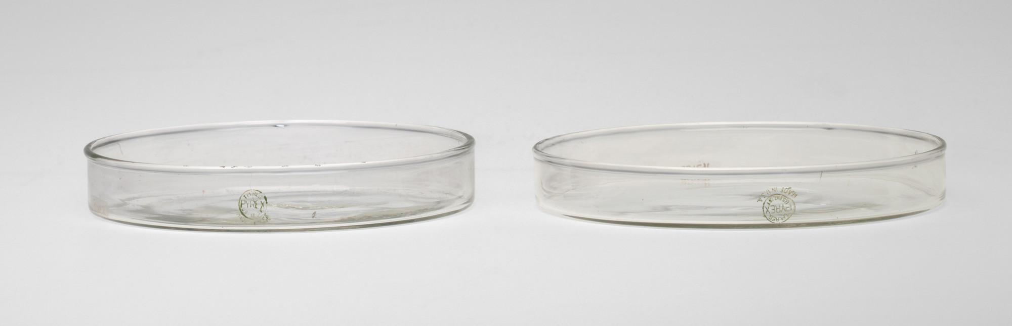 Corning Glass Works, Corning, NY. Covered Petri Dish. 1920s