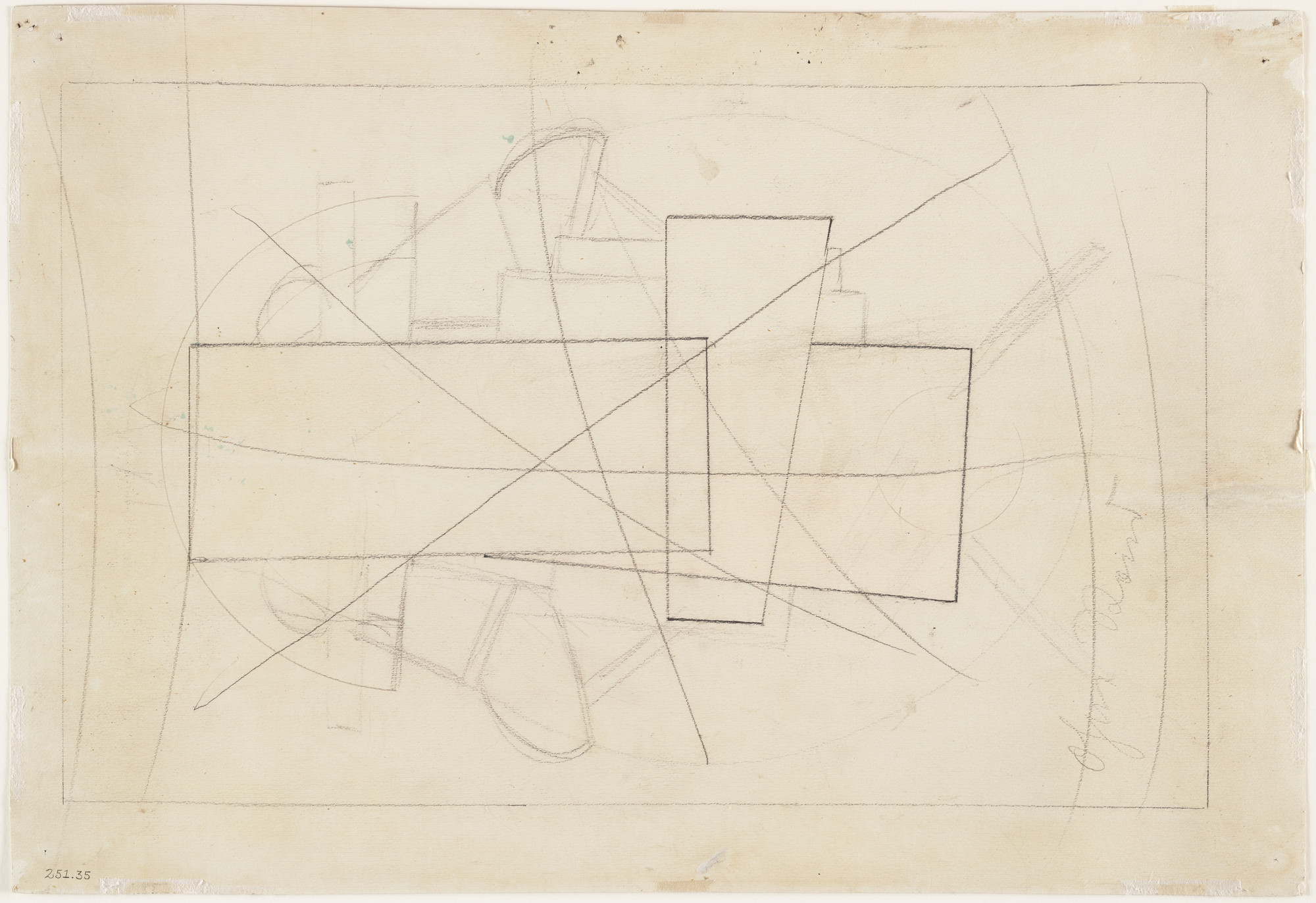 Kazimir Malevich. Suprematist Diagonal Construction 79. 1917