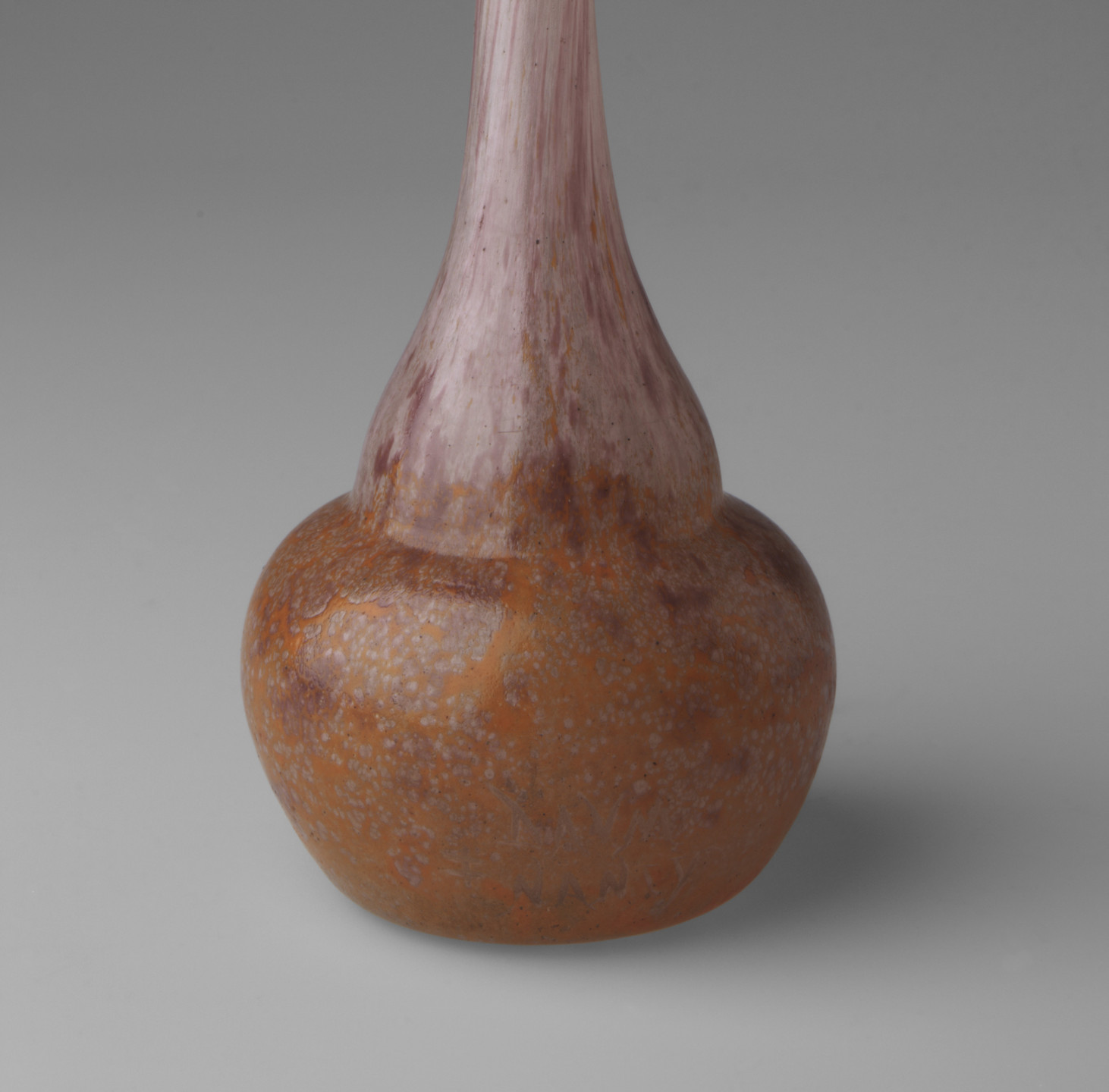 Daum Frères, Nancy, France. Bud Vase. c. 1910