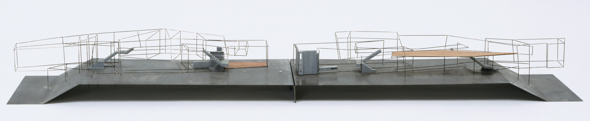 Ben van Berkel, Caroline Bos. Moebius House, Het Gooi, The Netherlands (Scale model). 1993–1999