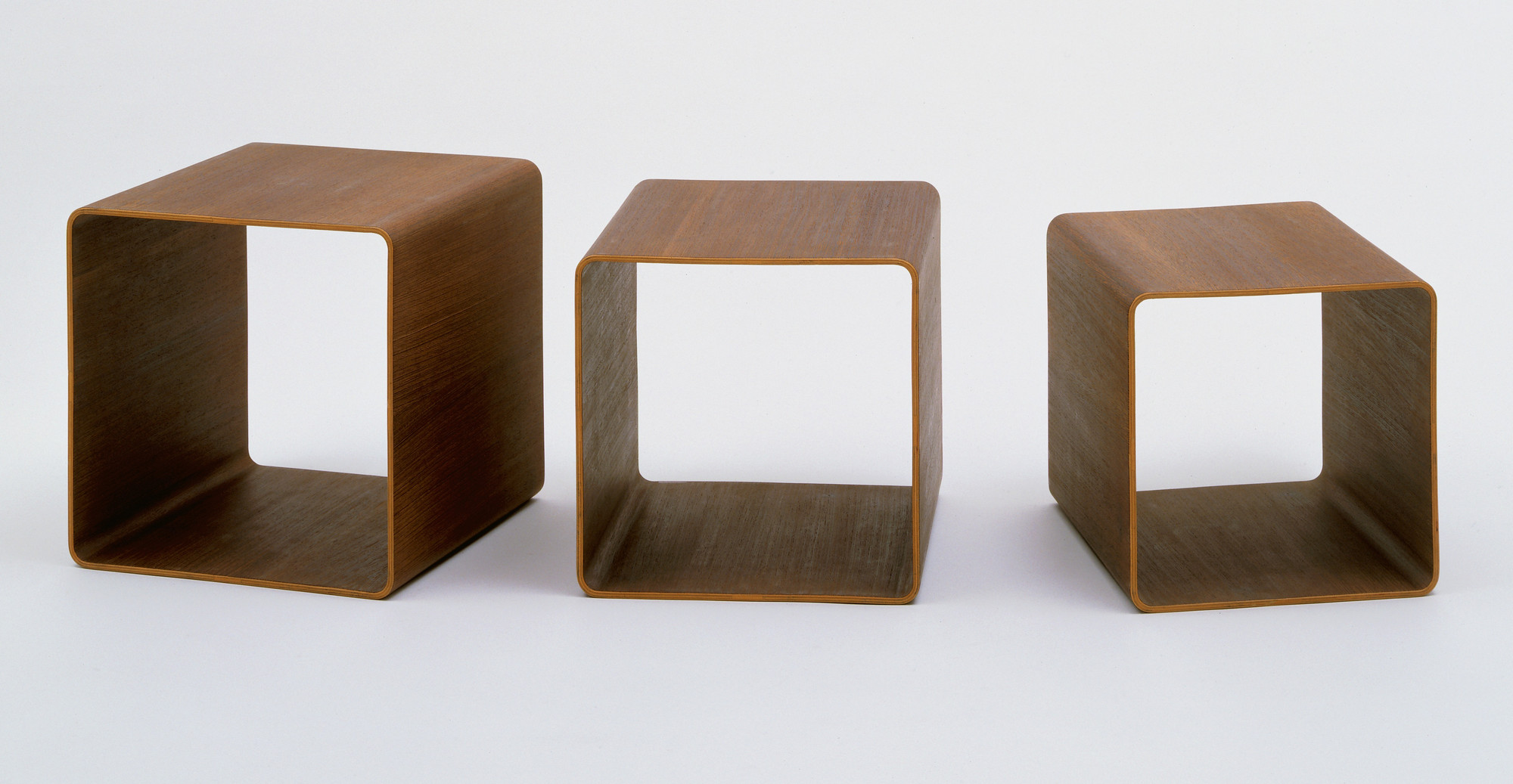 Verner Panton. Nesting Stool-Tables. 1966