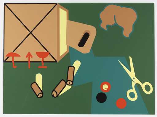Hervé Télémaque. Untitled from Homage to Picasso (Hommage à Picasso). 1972, published 1973
