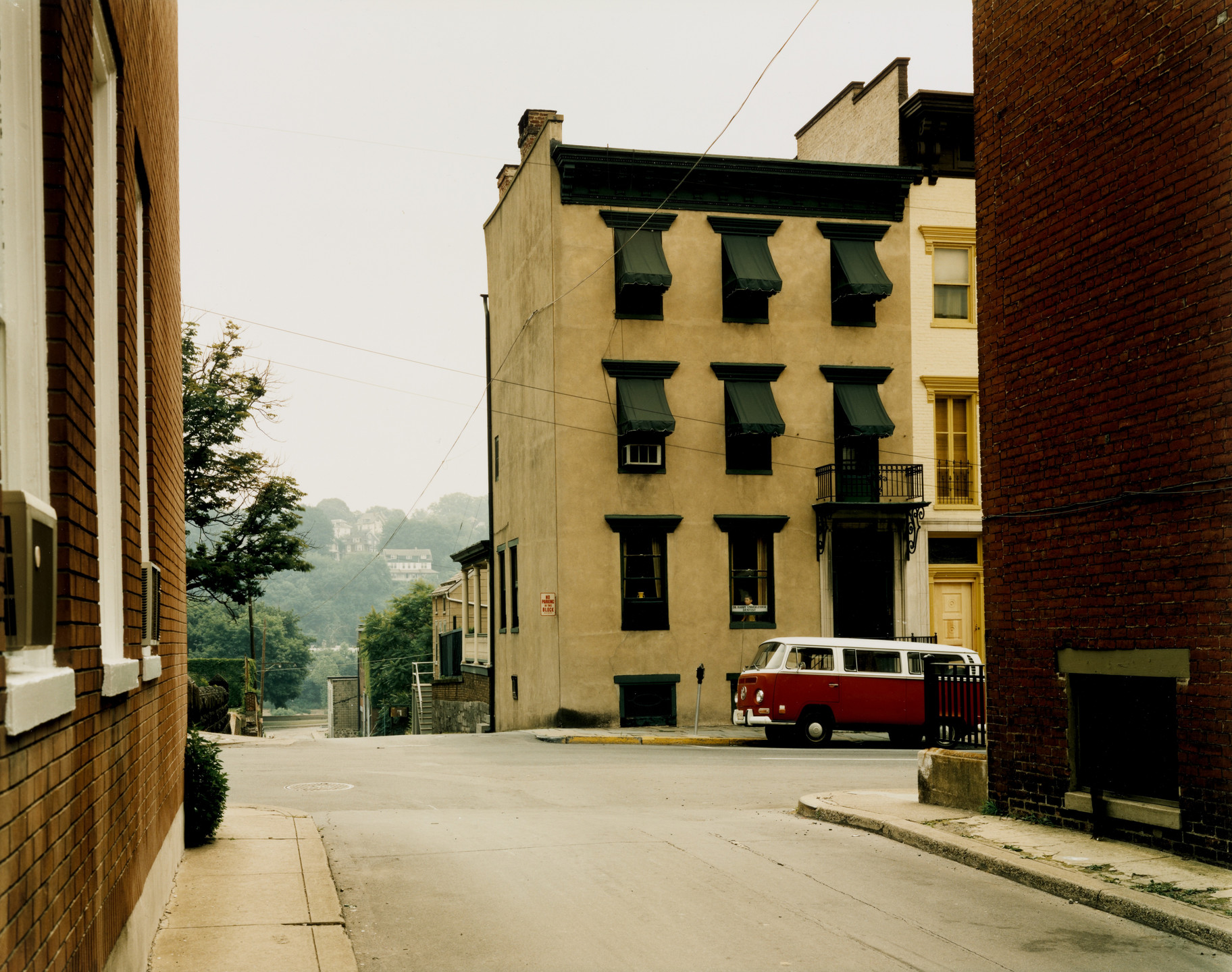 Stephen Shore. Church and 2nd Streets, Easton, Pennsylvania, June 20, 1974. 1974