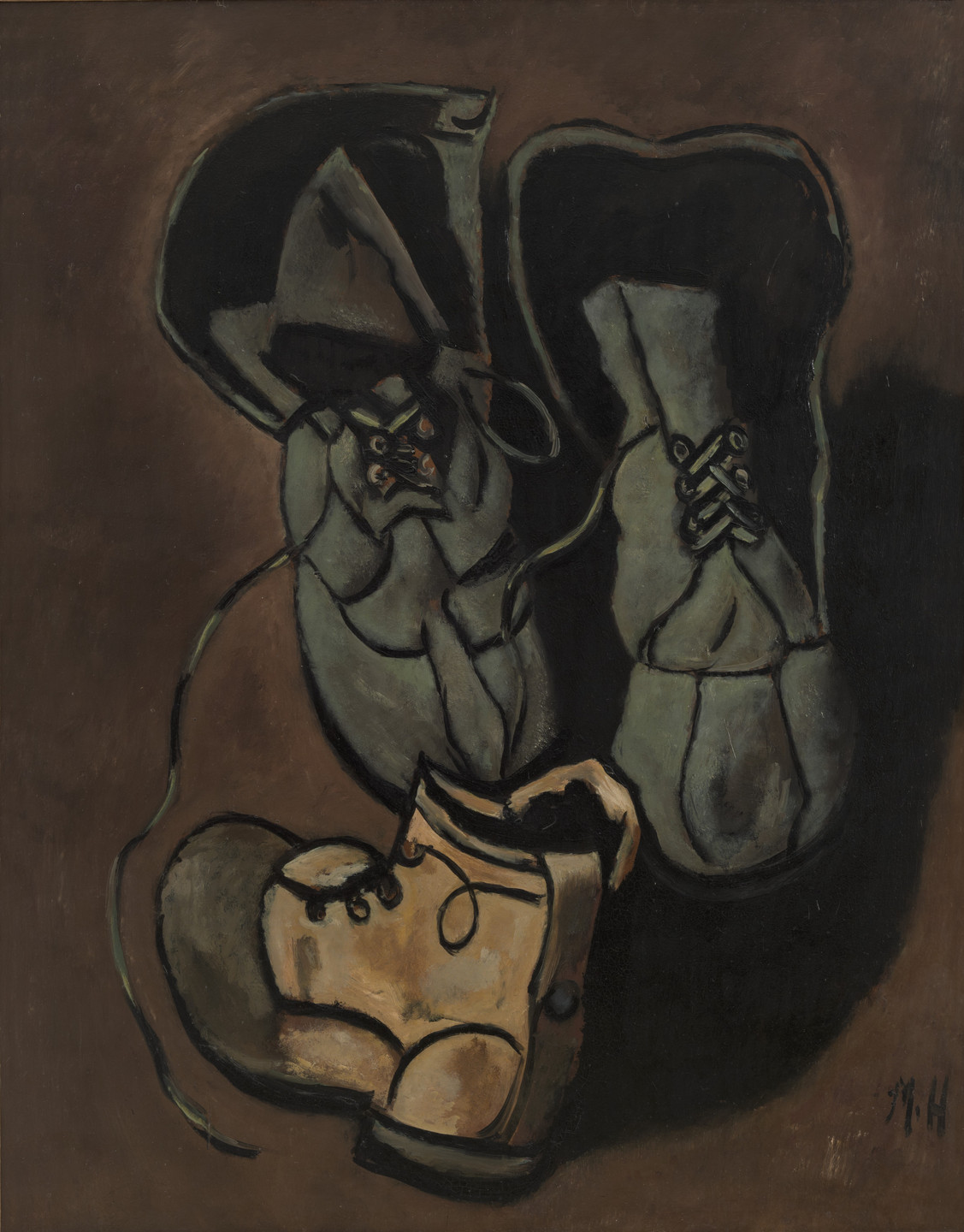 Marsden Hartley. Boots. 1941