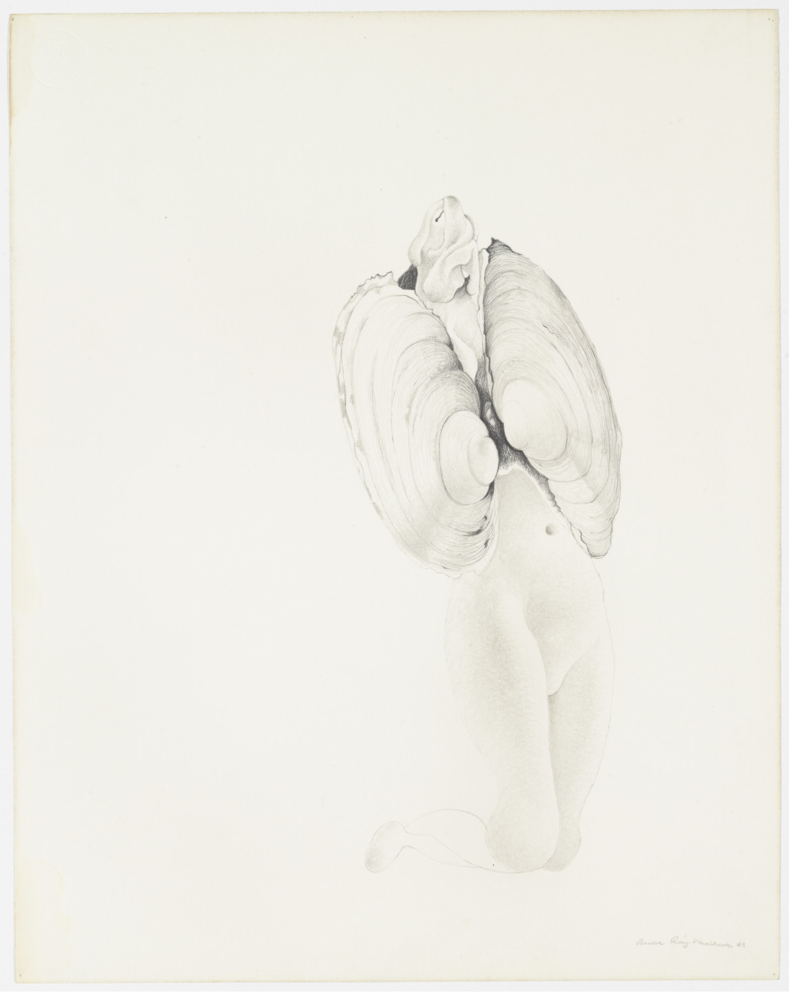 André Racz. Figure with Seashell. 1943