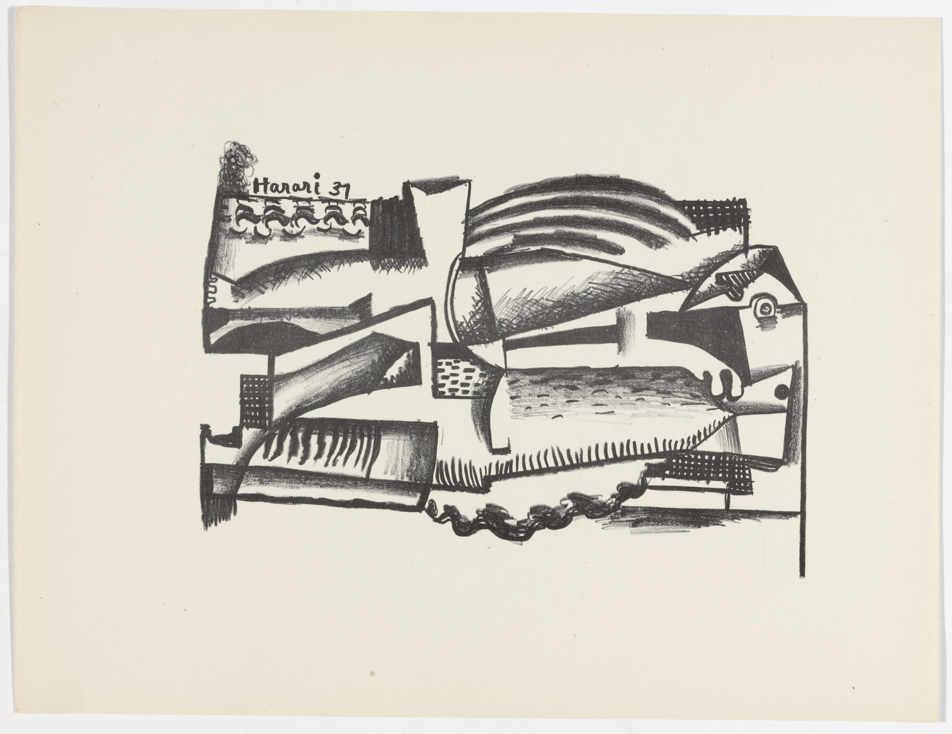 Hananiah Harari. Untitled from American Abstract Artists. 1937