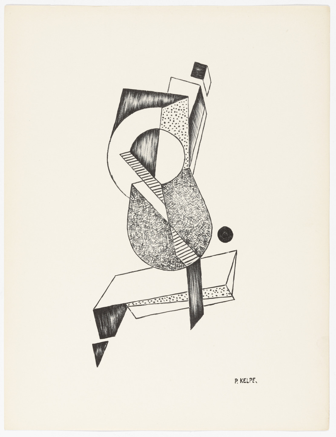 Paul Kelpe. Untitled from American Abstract Artists. 1937