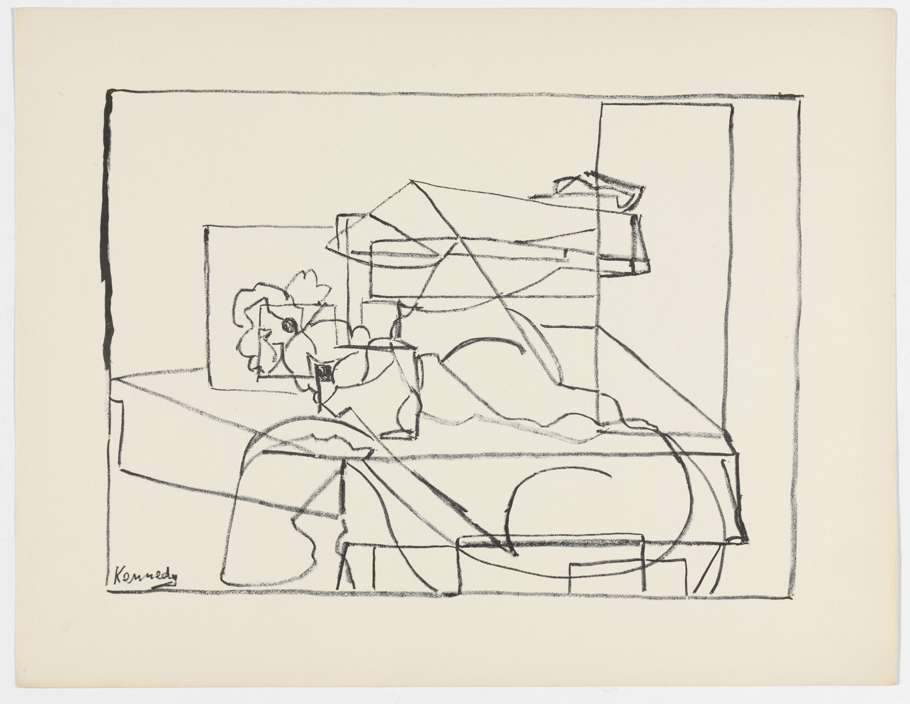 M. Kennedy. Untitled from American Abstract Artists. 1937