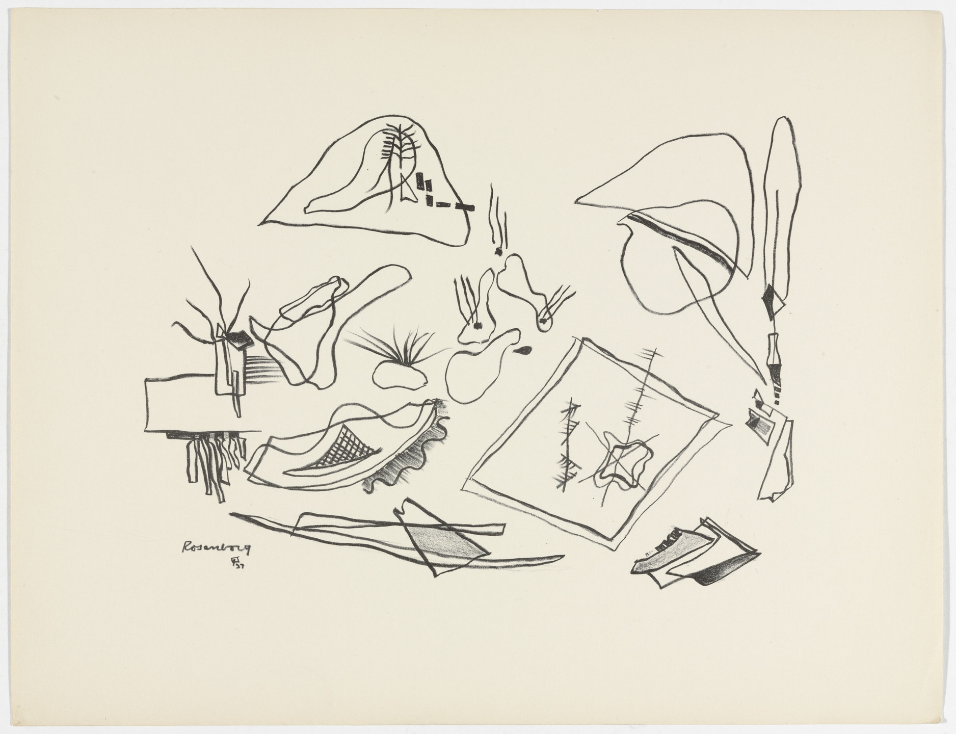 Ralph M. Rosenborg. Untitled from American Abstract Artists. 1937