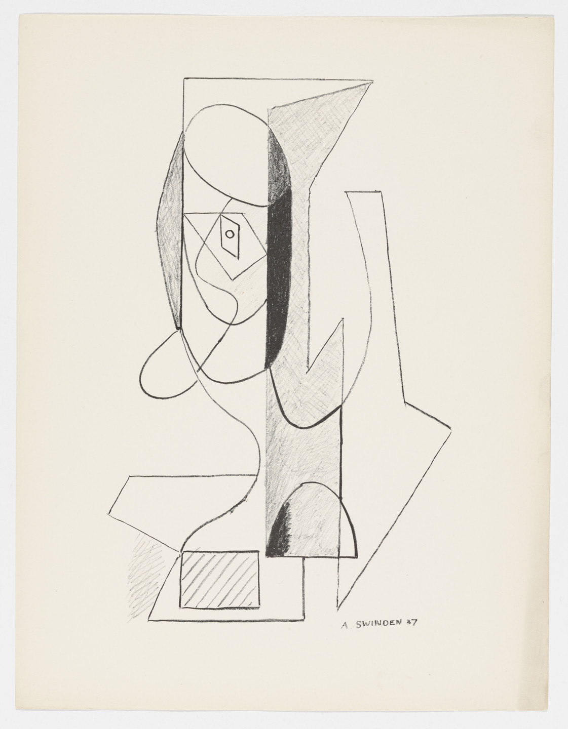 Albert Swinden. Untitled from American Abstract Artists. 1937