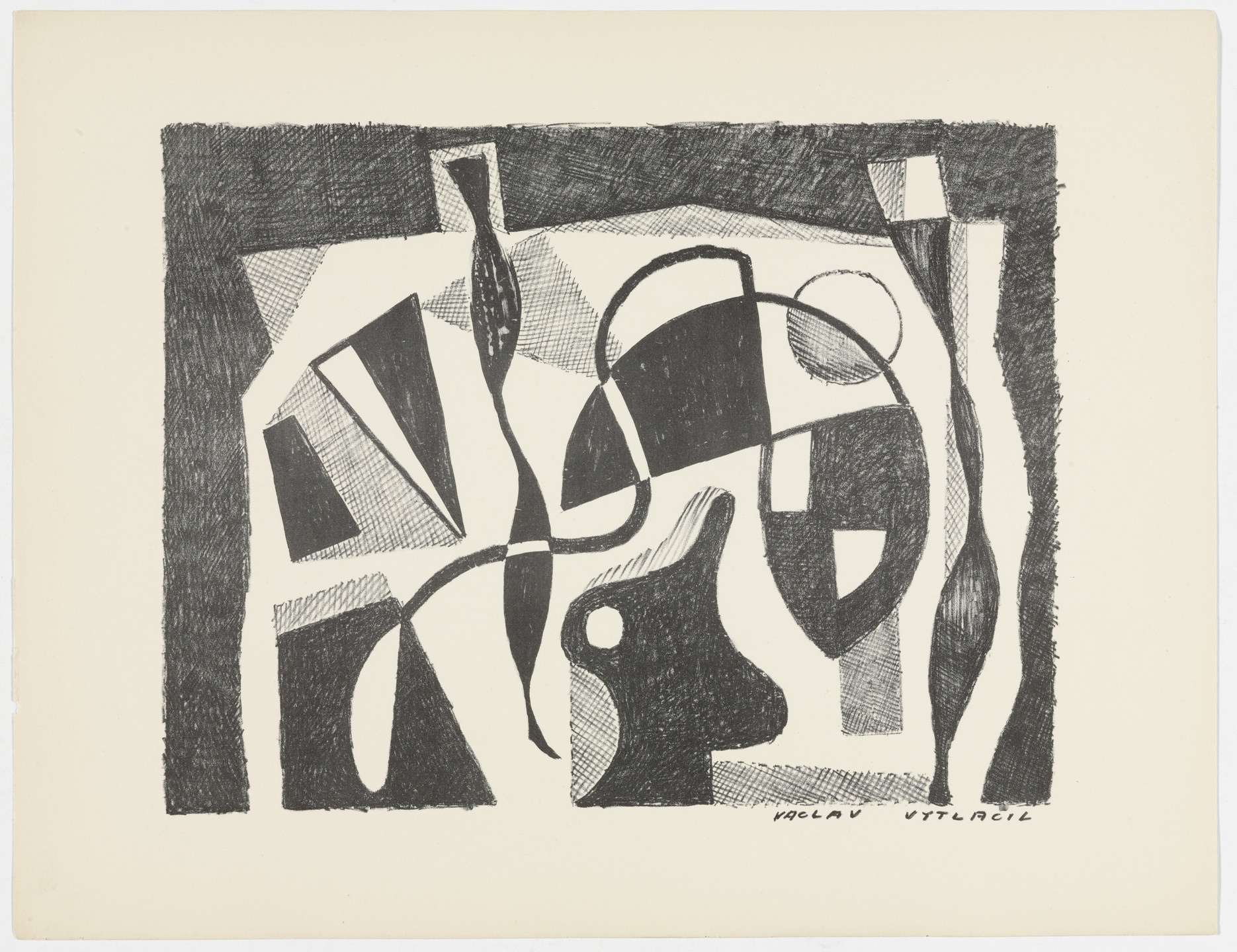 Vaclav Vytlacil. Untitled from American Abstract Artists. 1937