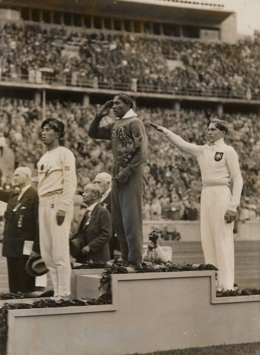 Anthony Camerano/Associated Press. &#34;The Winner in Broad Jump&#34;. 1936