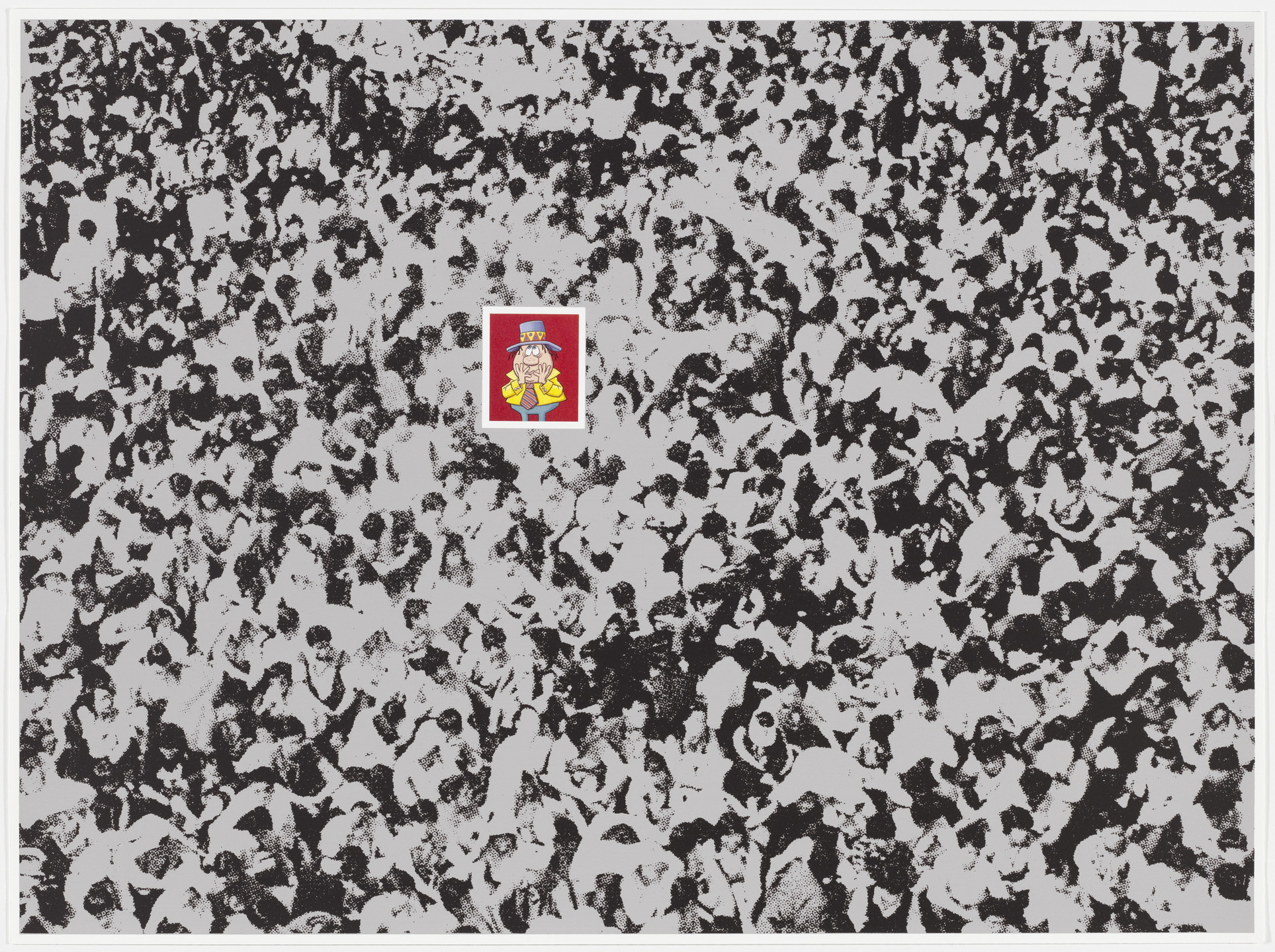 Julia Wachtel. Tiananmen Square, Beijing, China (May 1989) from precariously close to 5 billion points of confusion. 1990
