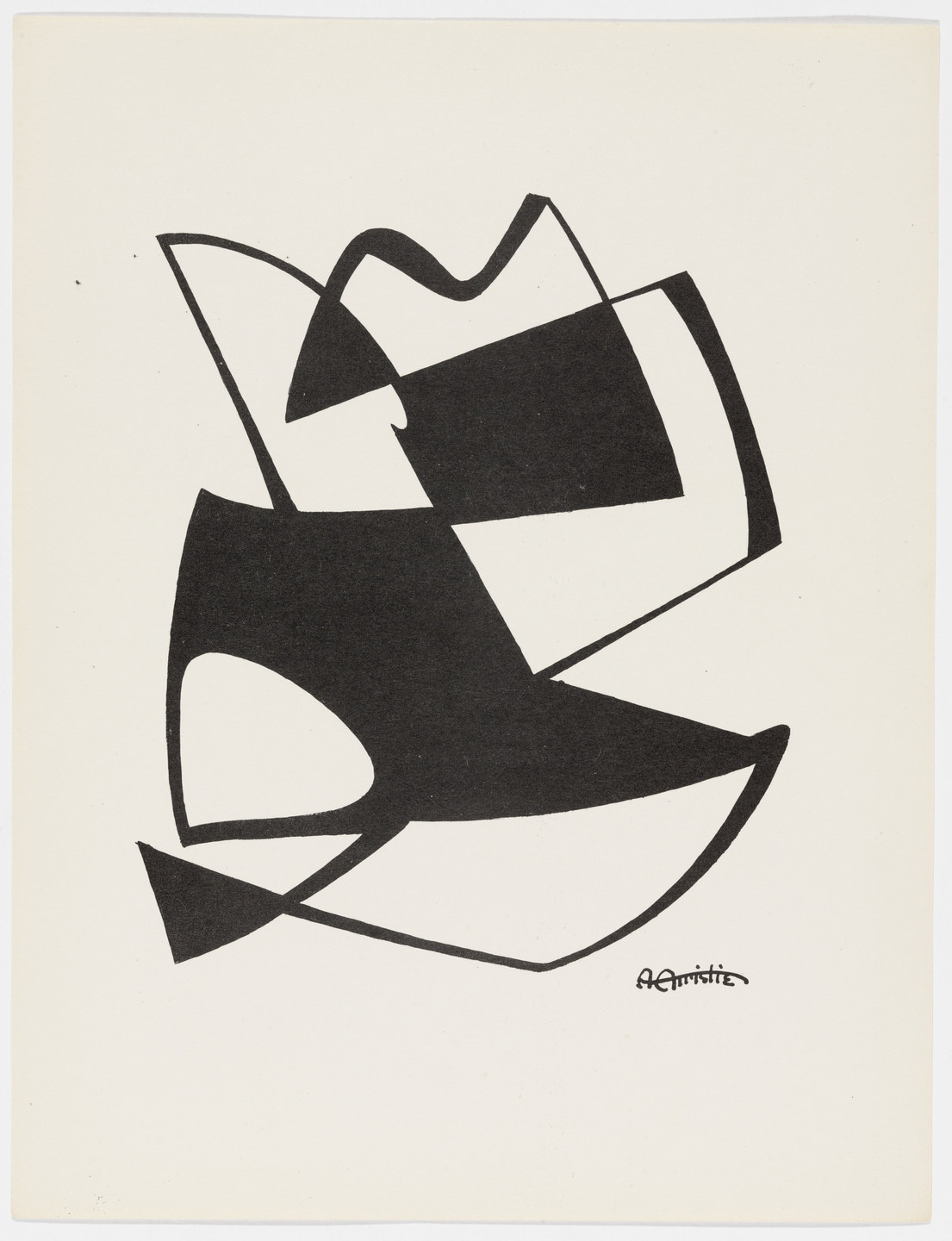 Arthur N. Christie. Untitled from American Abstract Artists. 1937