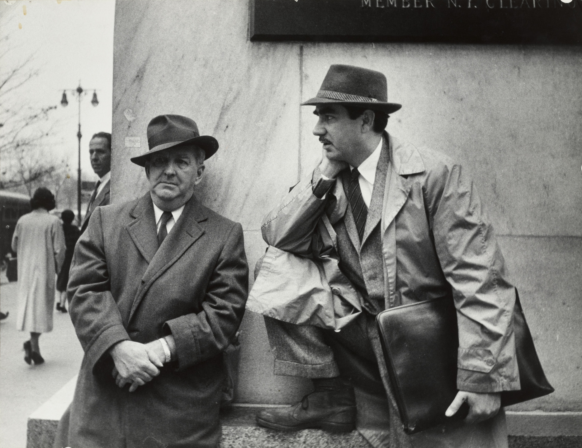 Lutz Dille. Two Honorable Businessmen, New York. 1958
