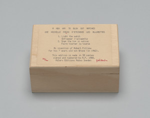 A New Way to Blow Out Matches (Une nouvelle façon d'éteindre les allumettes)