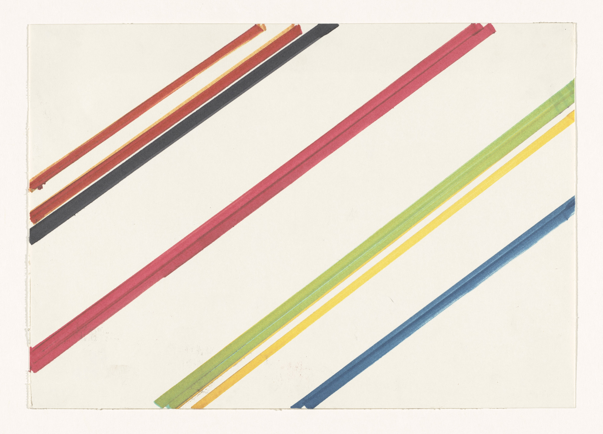 Charlotte Posenenske. Striped Picture (Streifenbild). (1965)