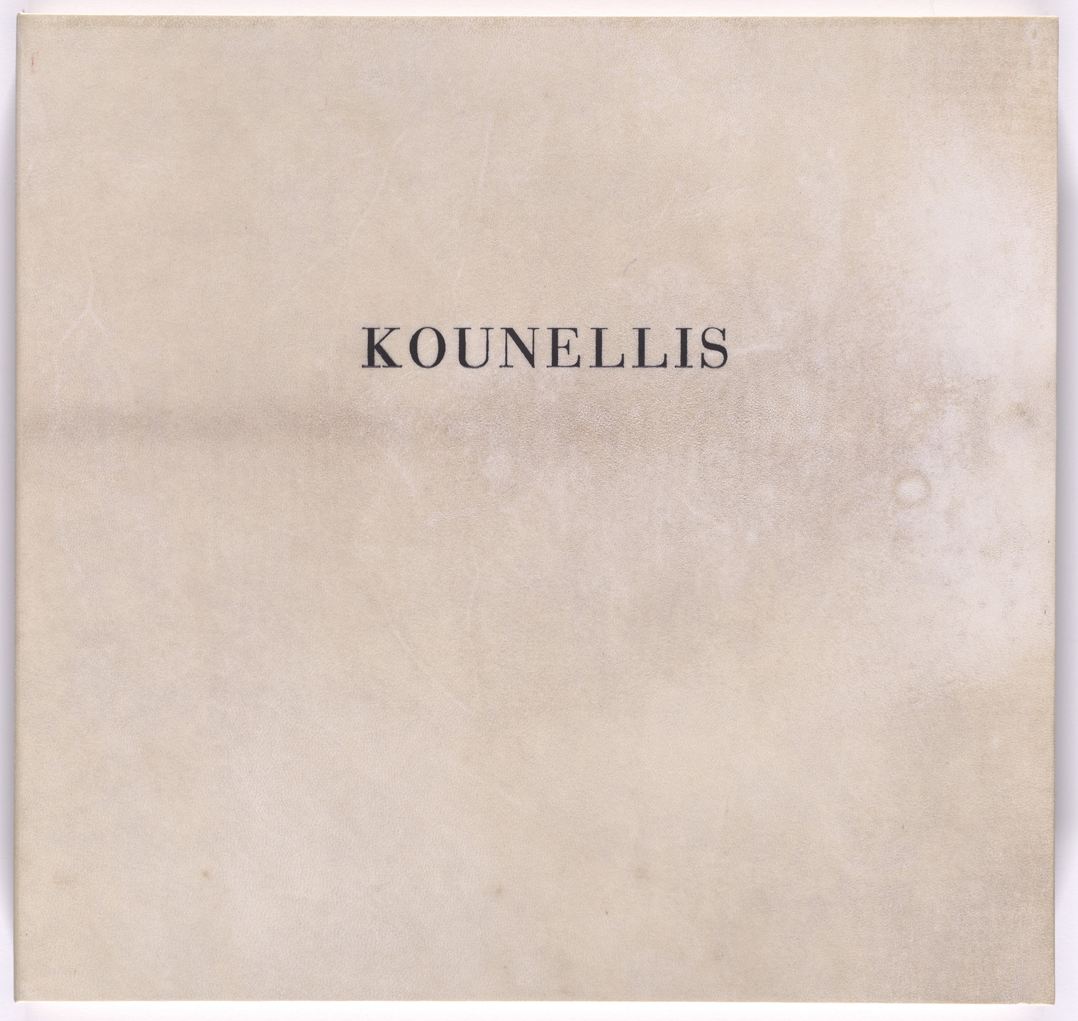 Jannis Kounellis. 1999. 1999