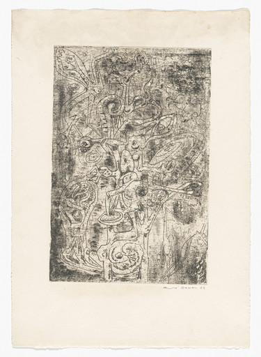 André Masson. The Fruits of the Abyss (Les Fruits de l'abîme) from VVV Portfolio. 1942, published 1943