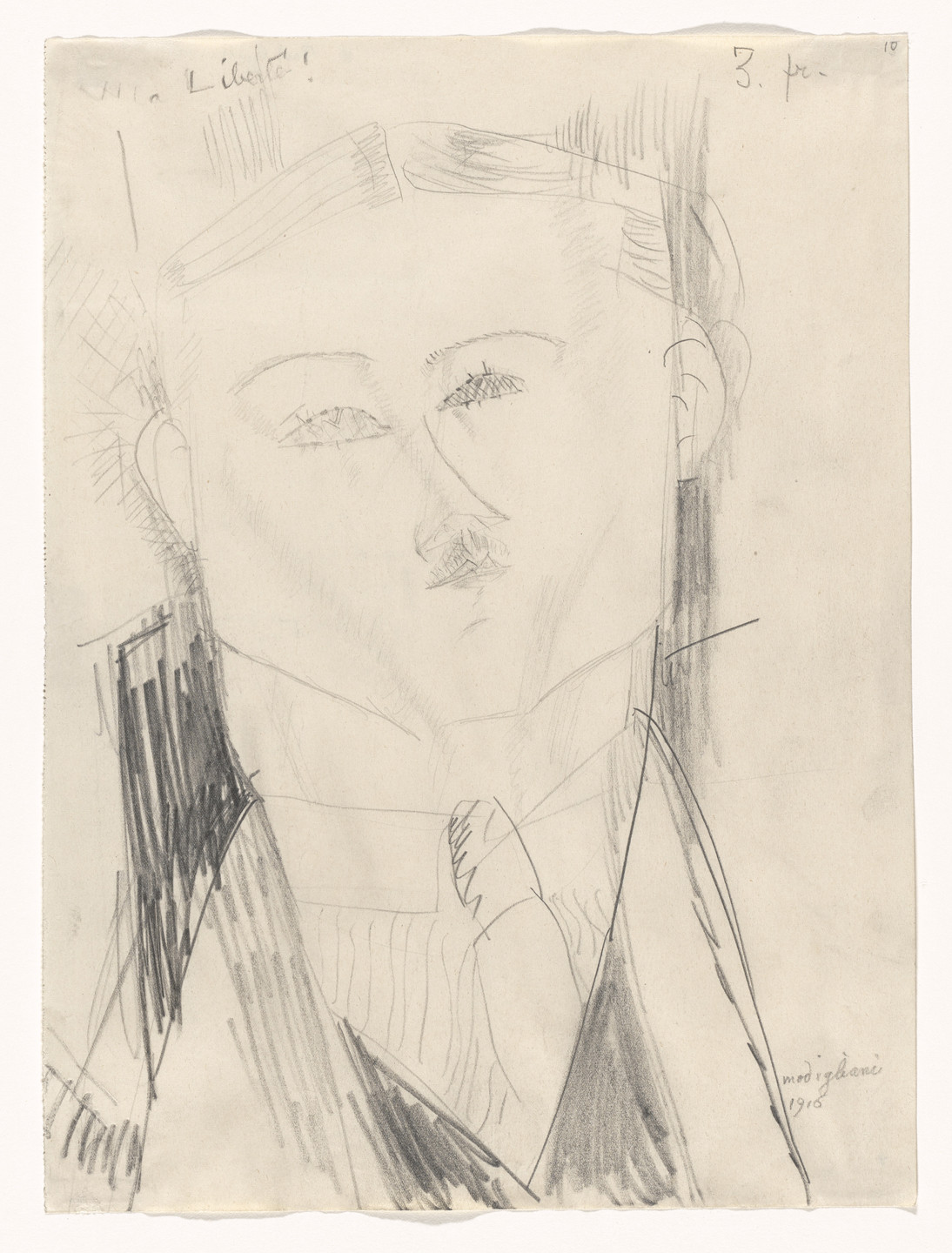Amedeo Modigliani. Paul Guillaume. 1916