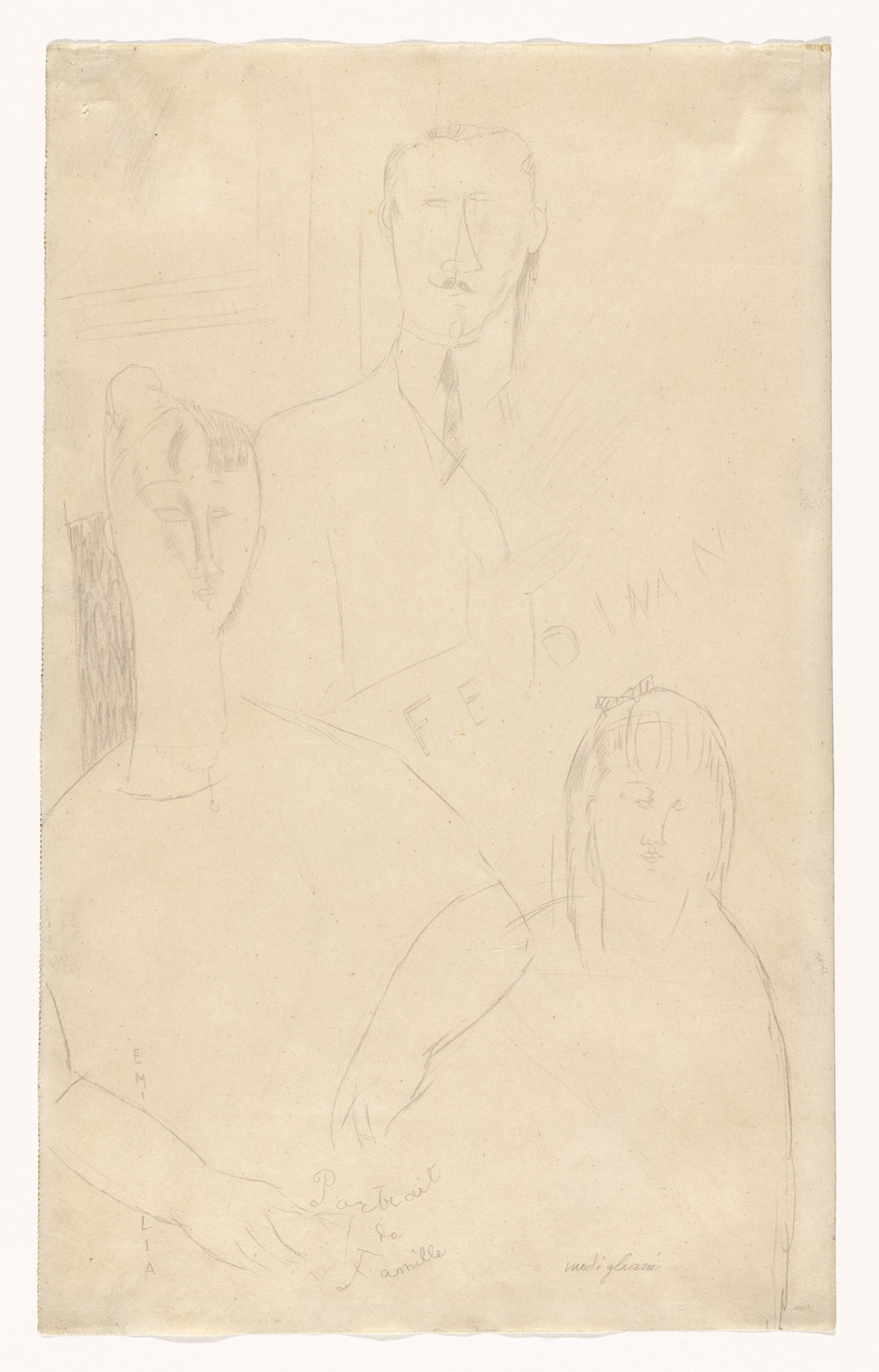 Amedeo Modigliani. The Family. (1916)