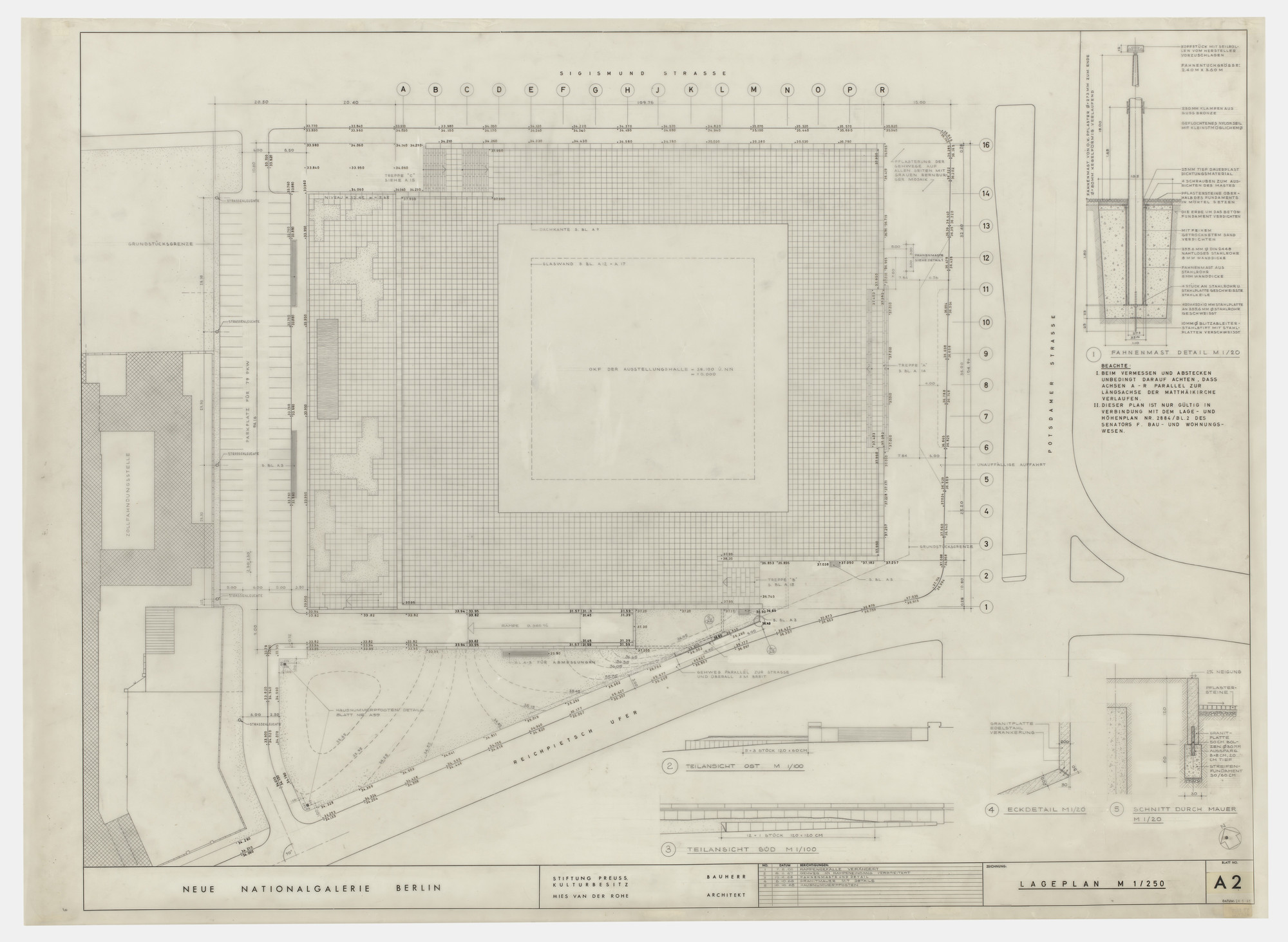Ludwig Mies Van Der Rohe New National Gallery Berlin