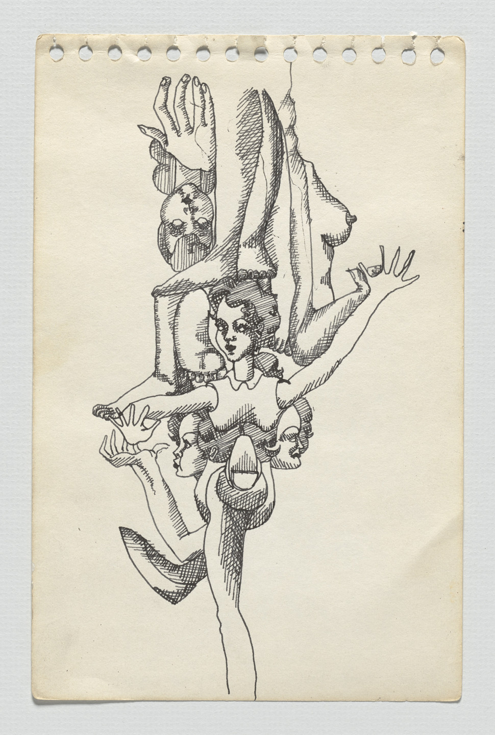 Adrian Piper. The Barbie Doll Drawings. 1967