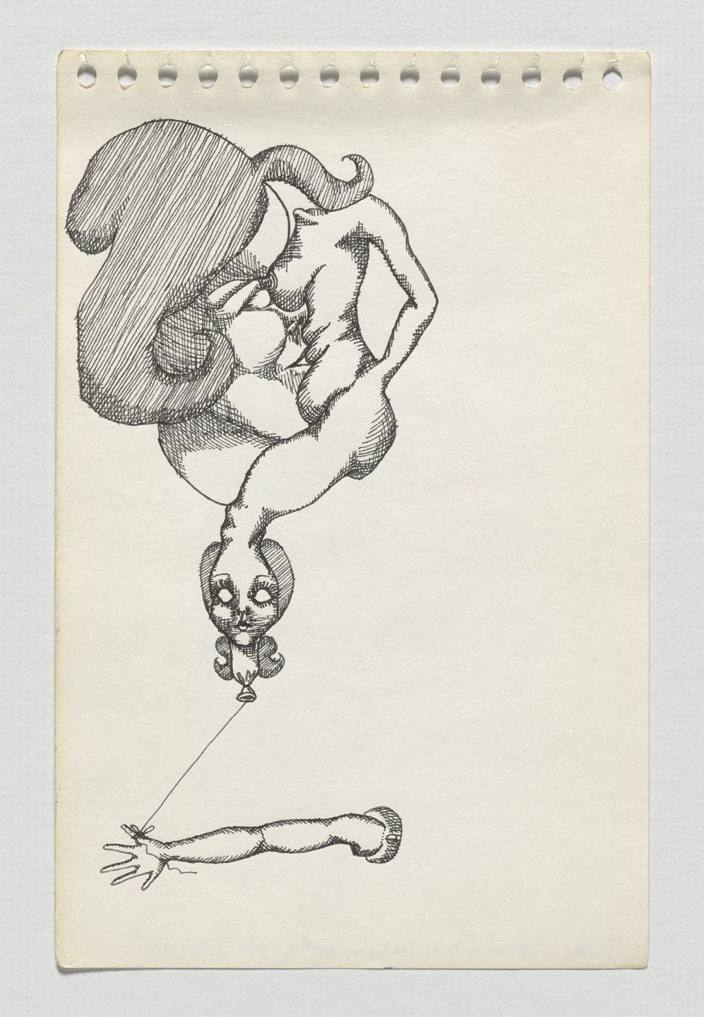 Adrian Piper. The Barbie Doll Drawings. 1967