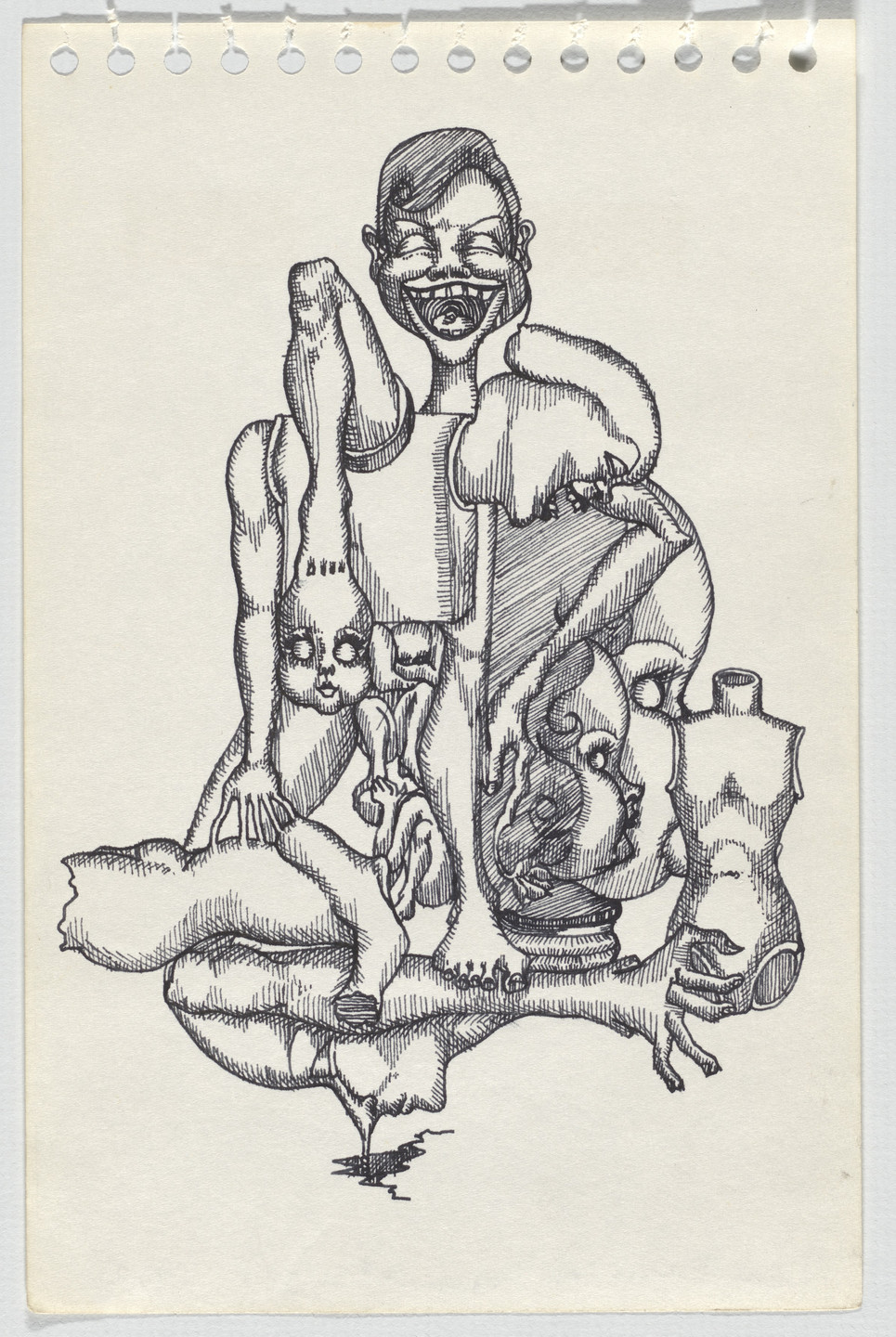 Adrian Piper. The Barbie Doll Drawings. 1967