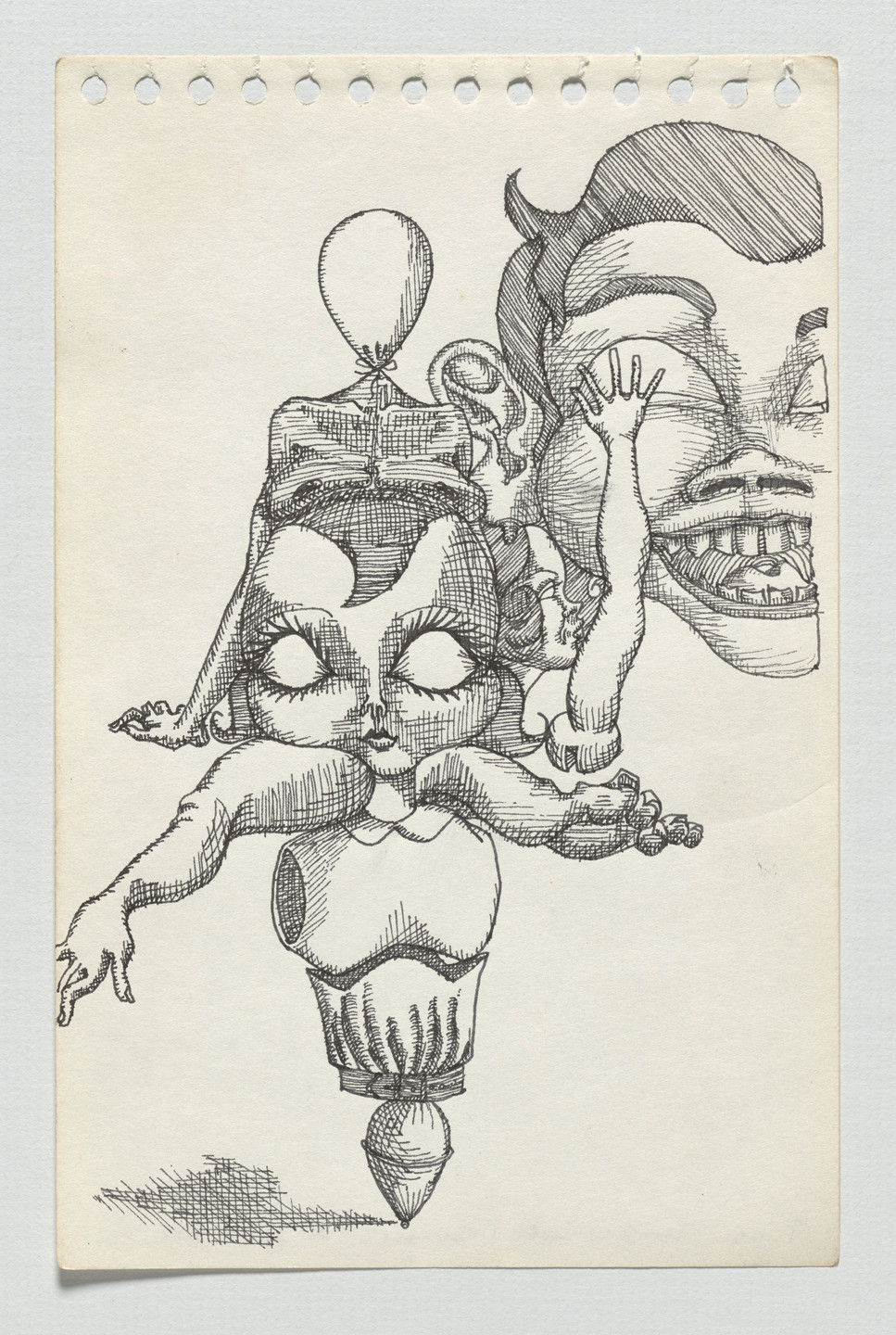 Adrian Piper. The Barbie Doll Drawings. 1967