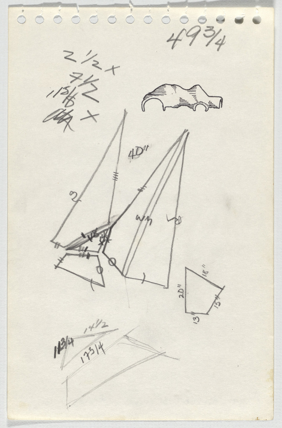 Adrian Piper. The Barbie Doll Drawings. 1967
