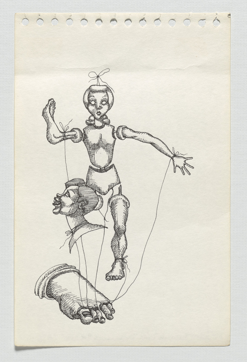 Adrian Piper. The Barbie Doll Drawings. 1967