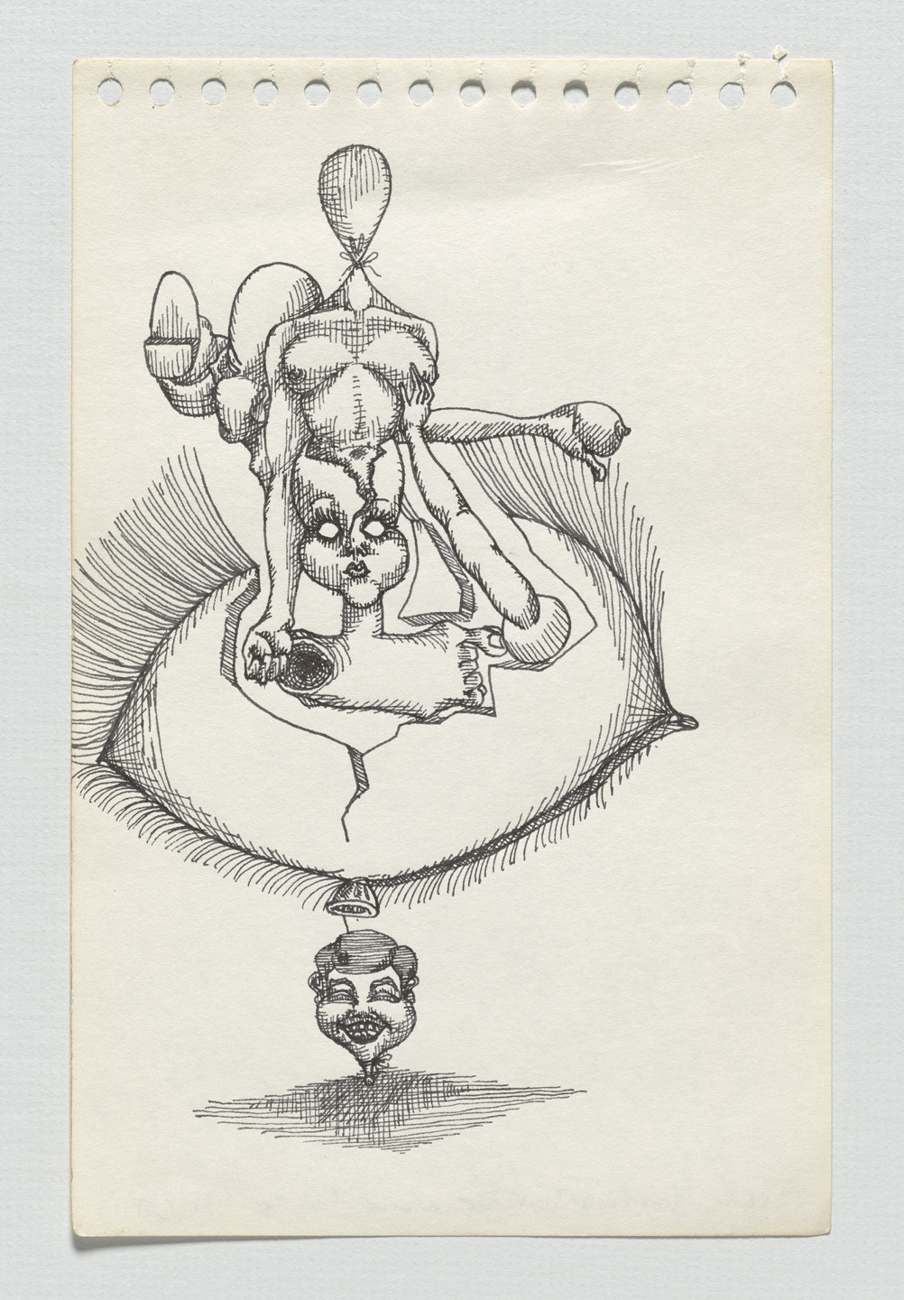 Adrian Piper. The Barbie Doll Drawings. 1967