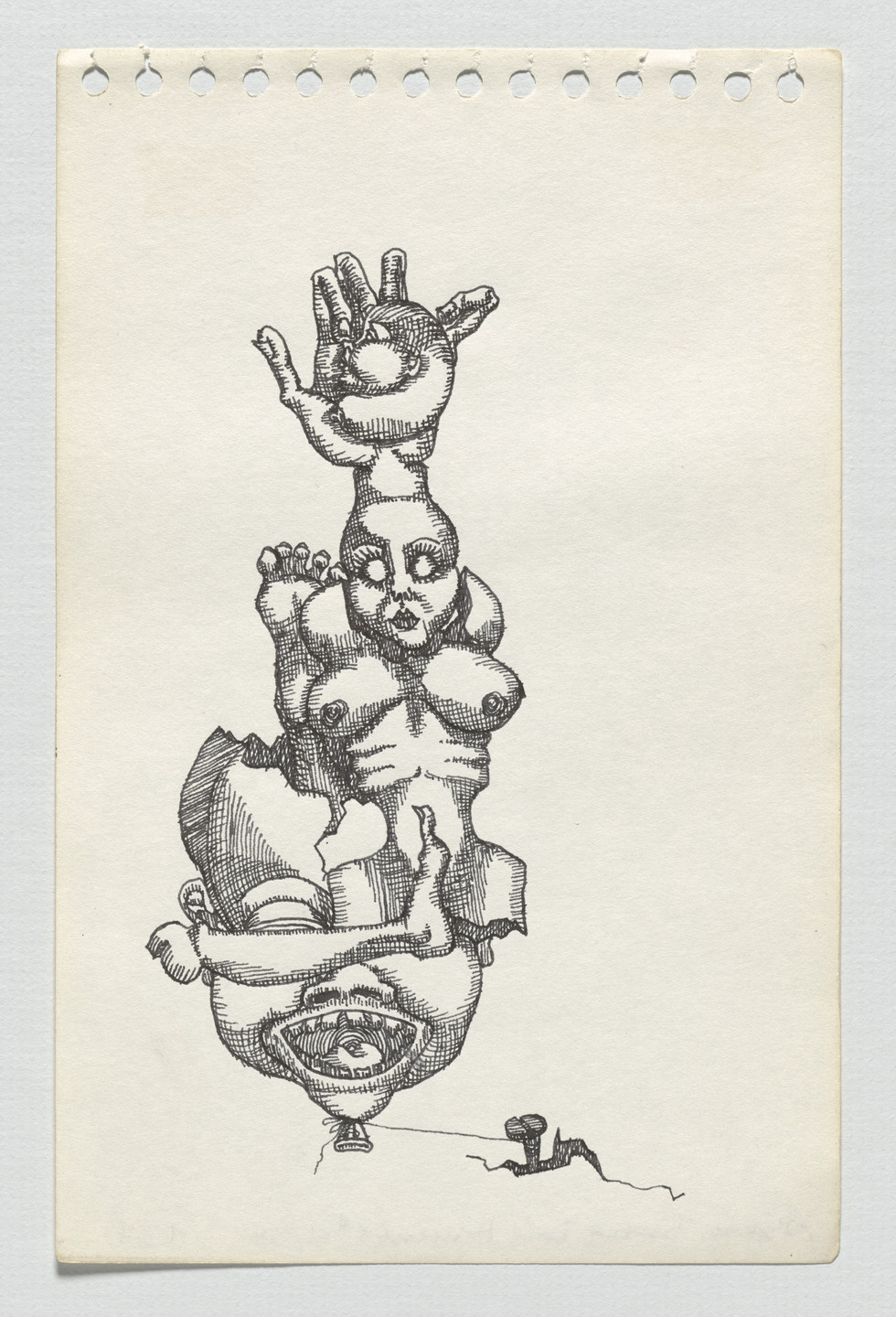 Adrian Piper. The Barbie Doll Drawings. 1967