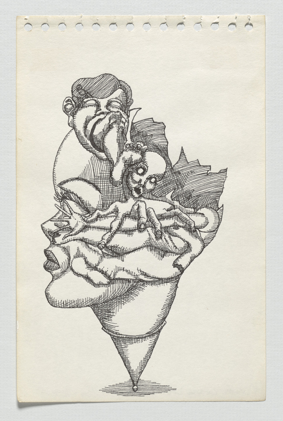 Adrian Piper. The Barbie Doll Drawings. 1967