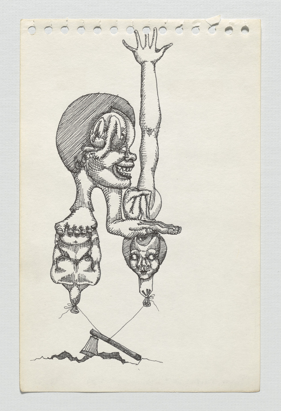 Adrian Piper. The Barbie Doll Drawings. 1967