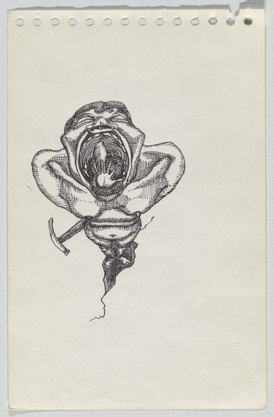 Adrian Piper. The Barbie Doll Drawings. 1967