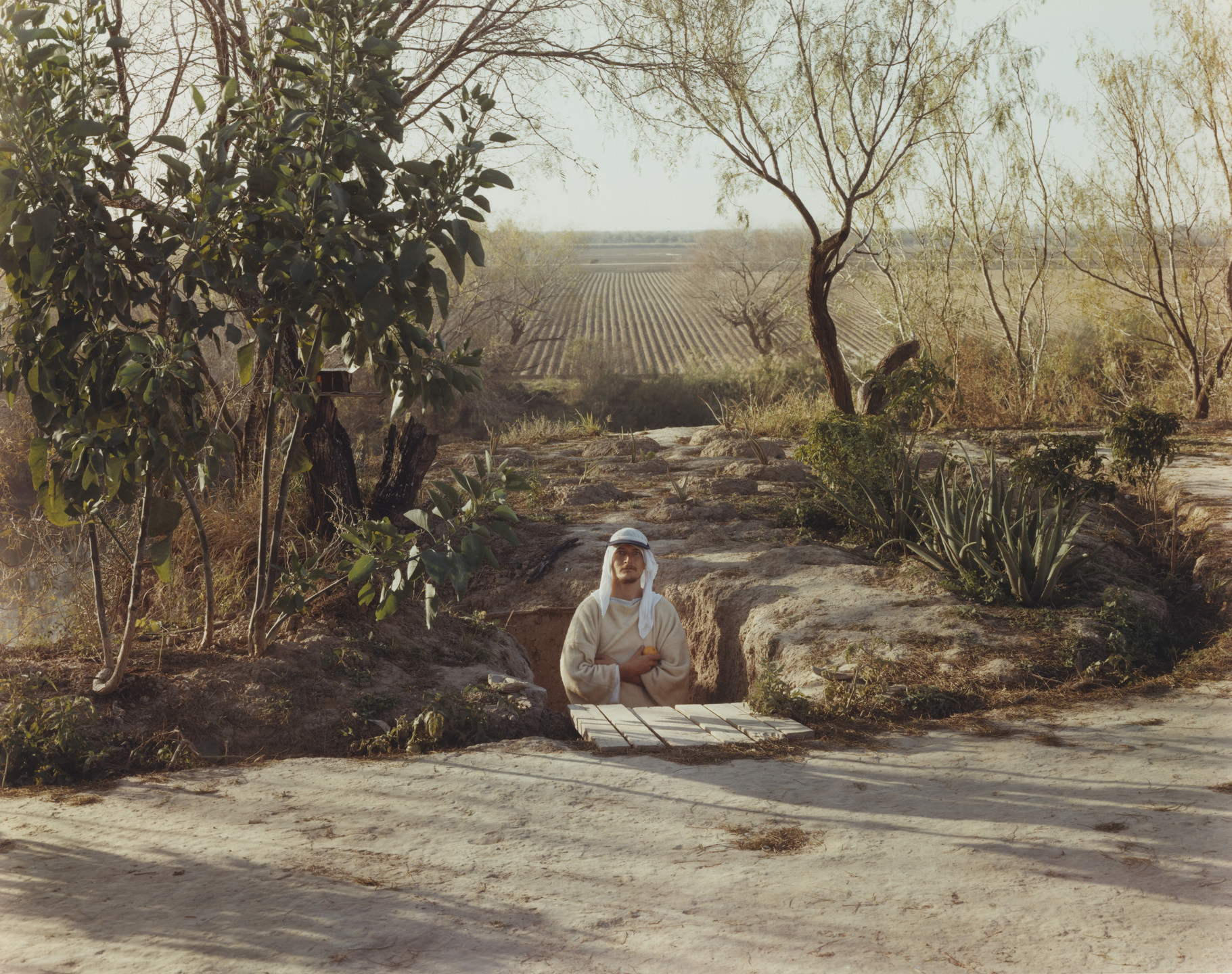 Joel Sternfeld. Member of the Christ Family Religious Sect, Hidalgo County, Texas. January 1983