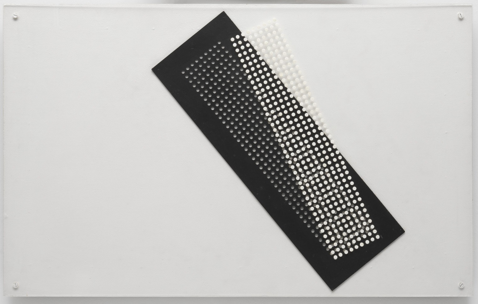 Jesús Rafael Soto. Displacement of a Luminous Element. 1954
