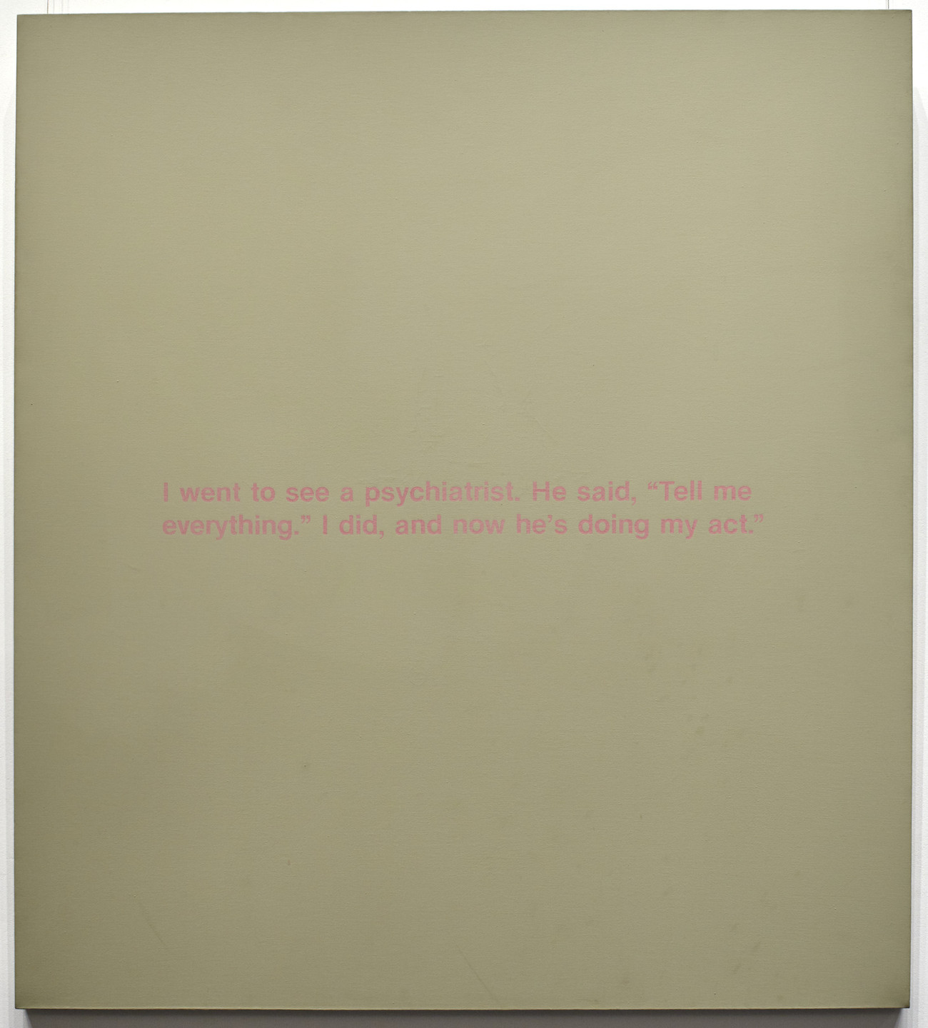 Richard Prince. Tell Me Everything. 1987