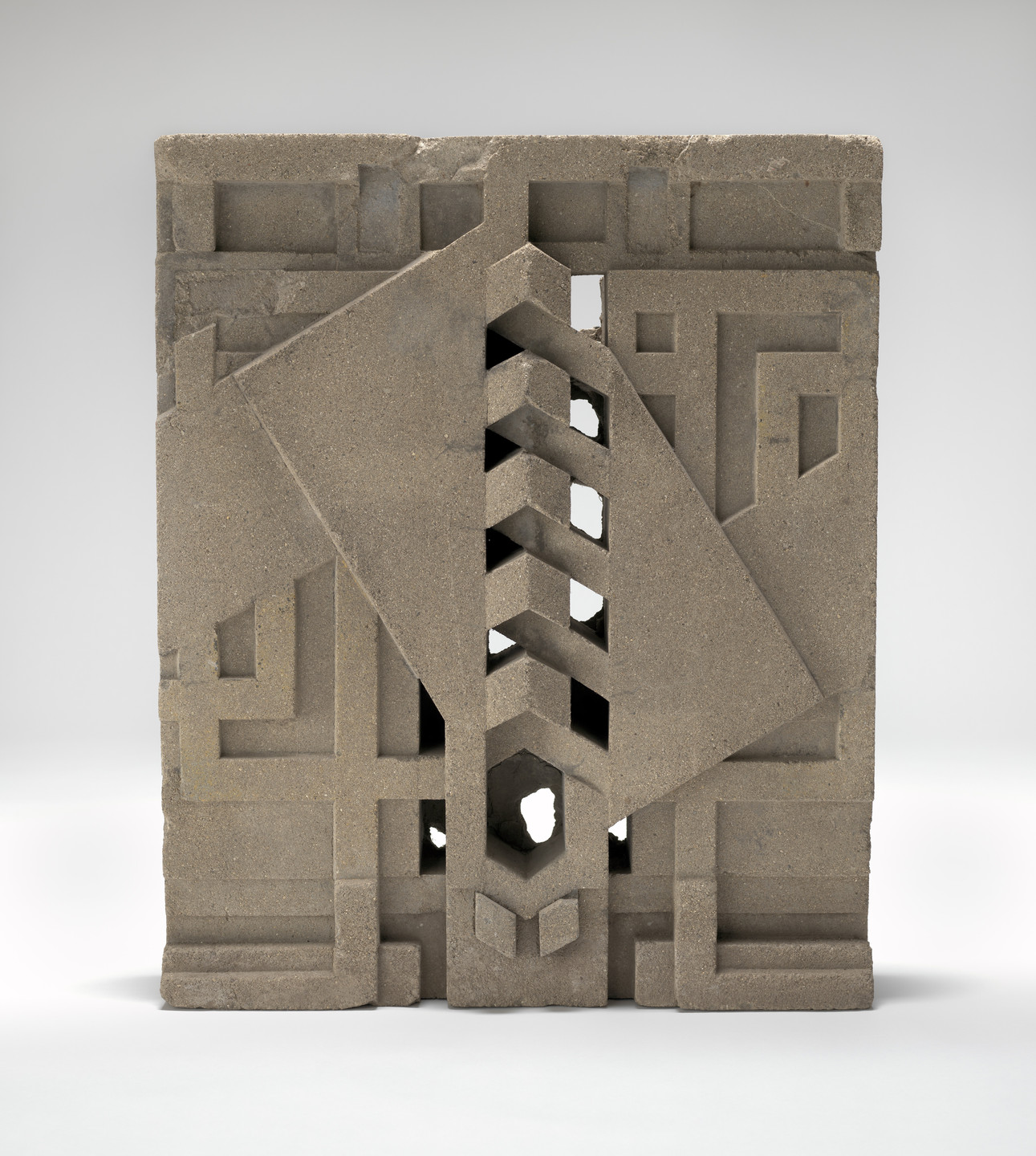 Frank Lloyd Wright. Sculpted block from Midway Gardens, Chicago, IL. 1913–1914