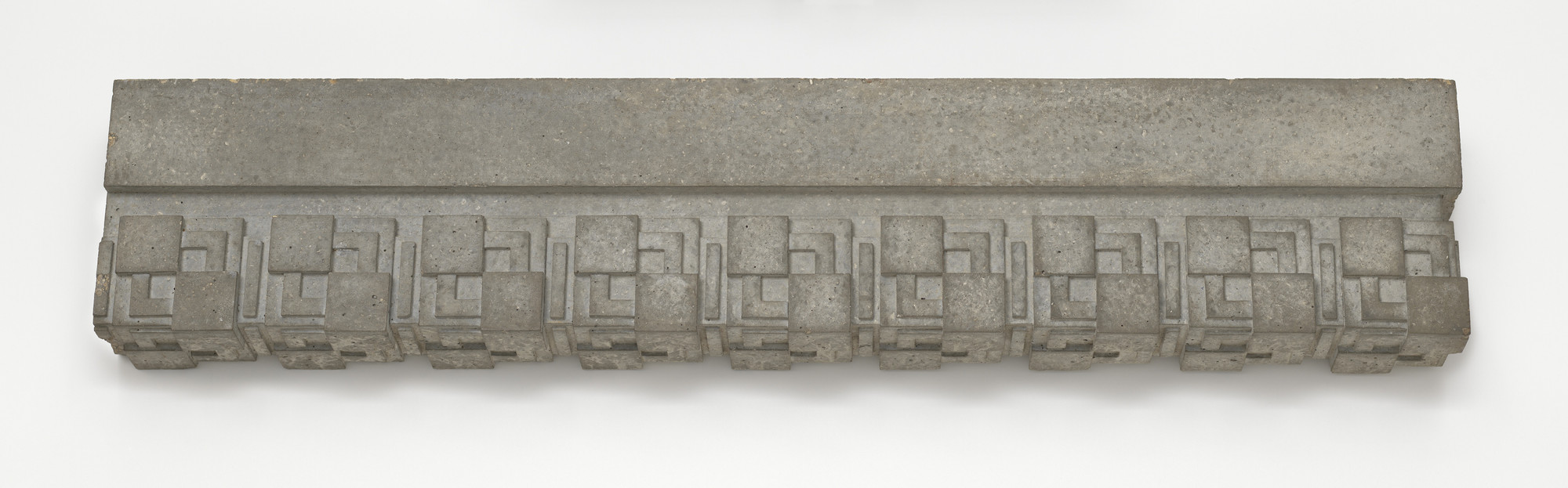 Frank Lloyd Wright. Dentil frieze from the Bogk House, Milwaukee, WI. 1916–1917